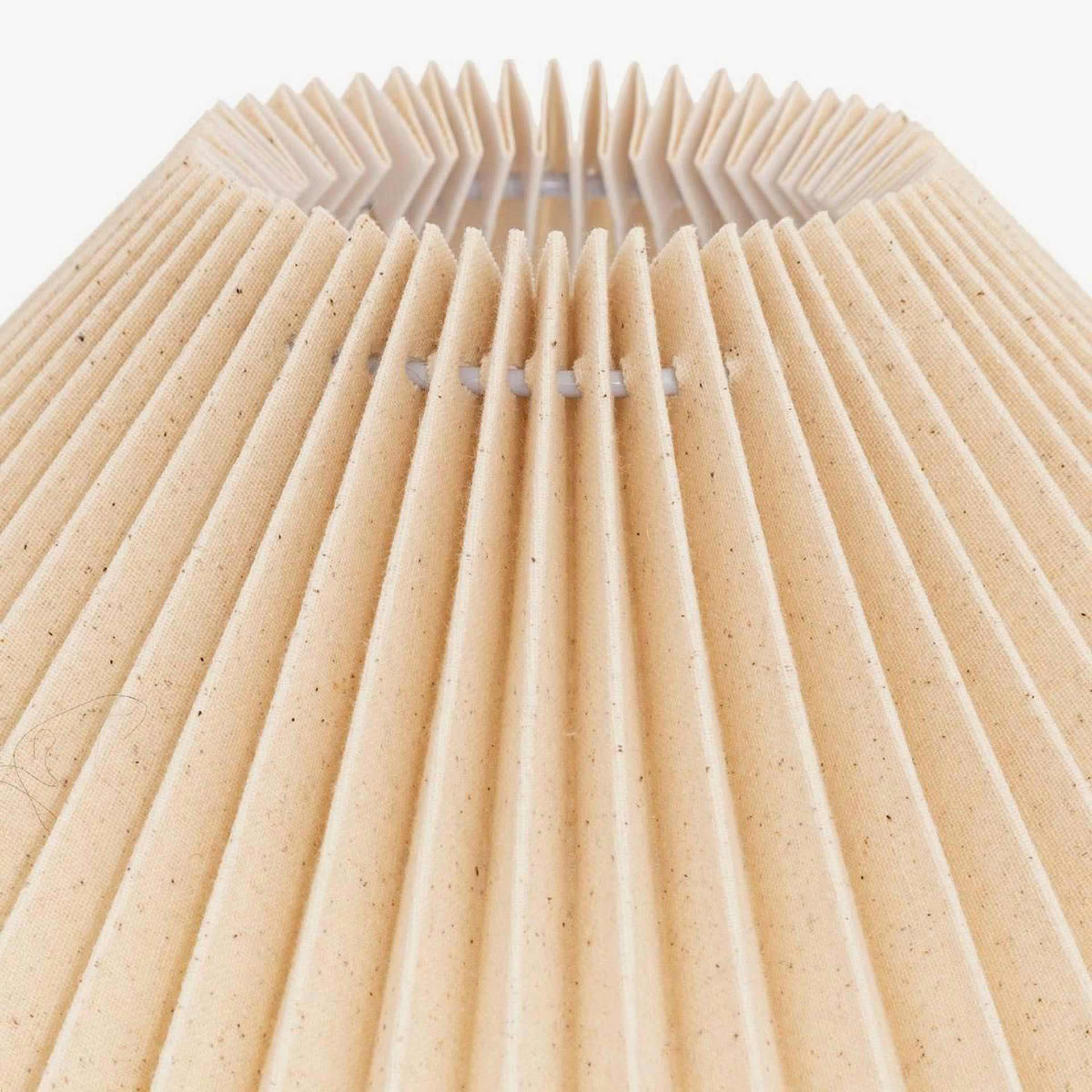 L&aacute;mpara de mesa Talya de porcelana beige 38cm