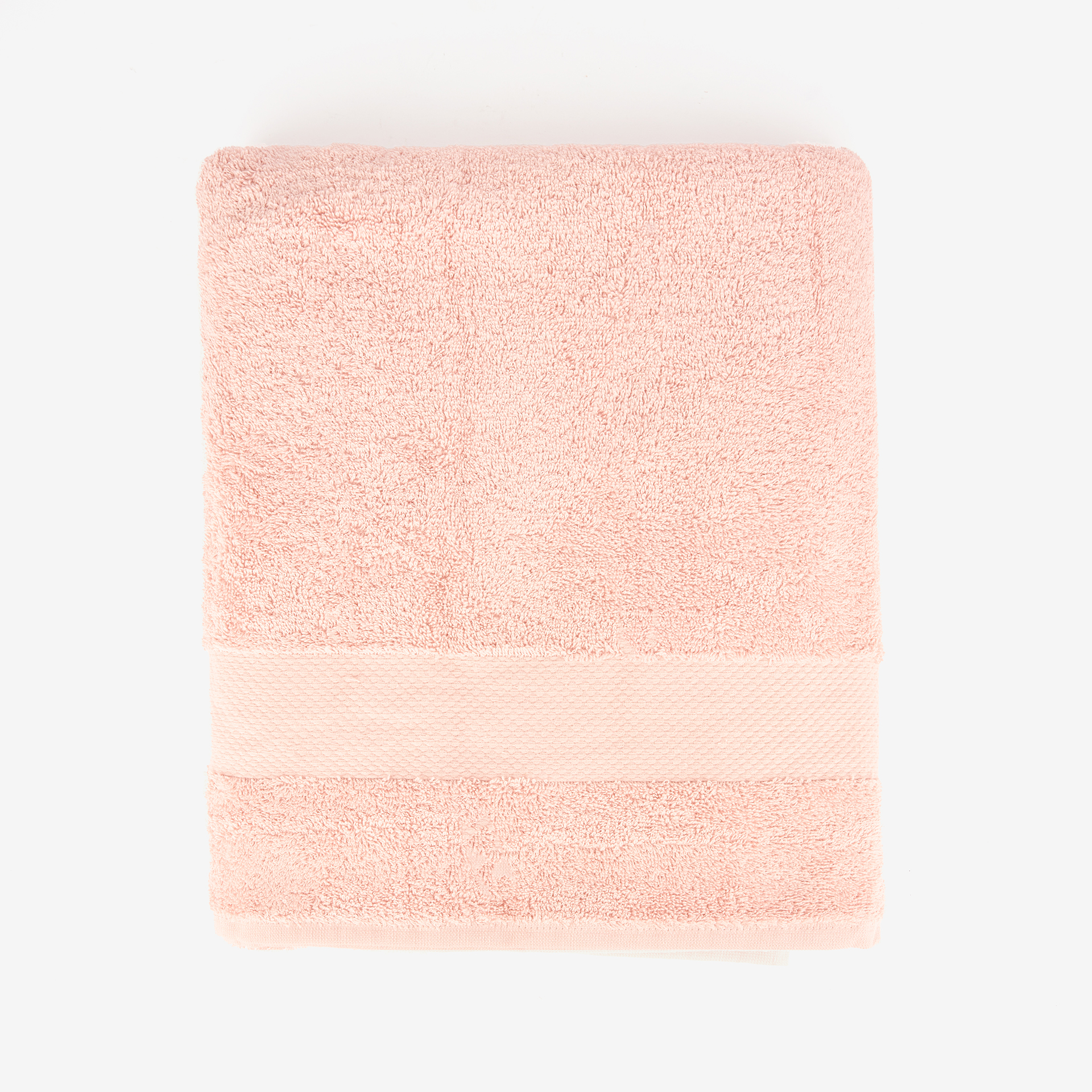 Toalla de ducha de algodón rosa Vic 70x140cm - 500 gr/m²