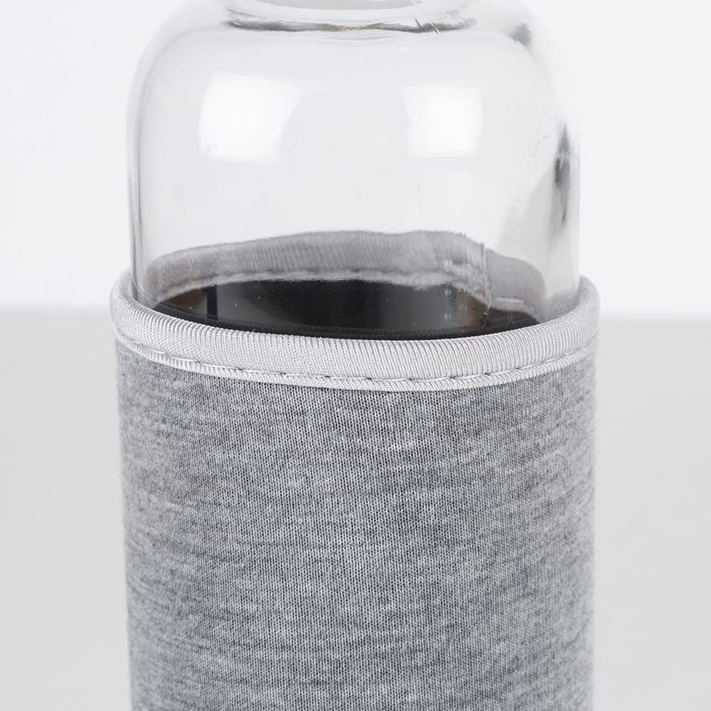 Botella con funda gris de cristal Temel 60cl
