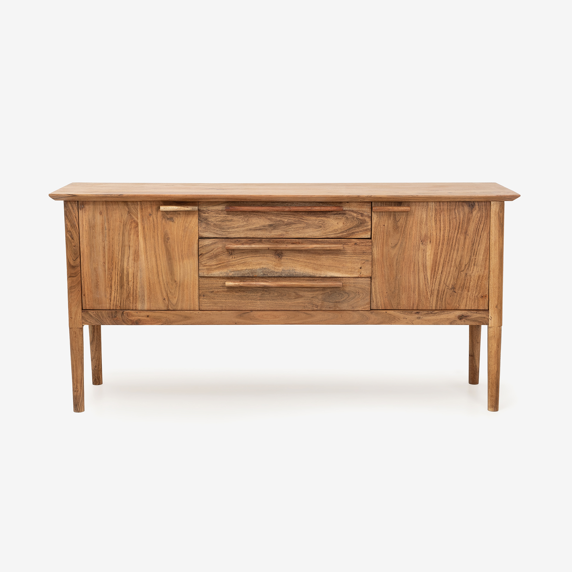 Aparador de madera de acacia Attic 160x45x78cm Clau&Chloe