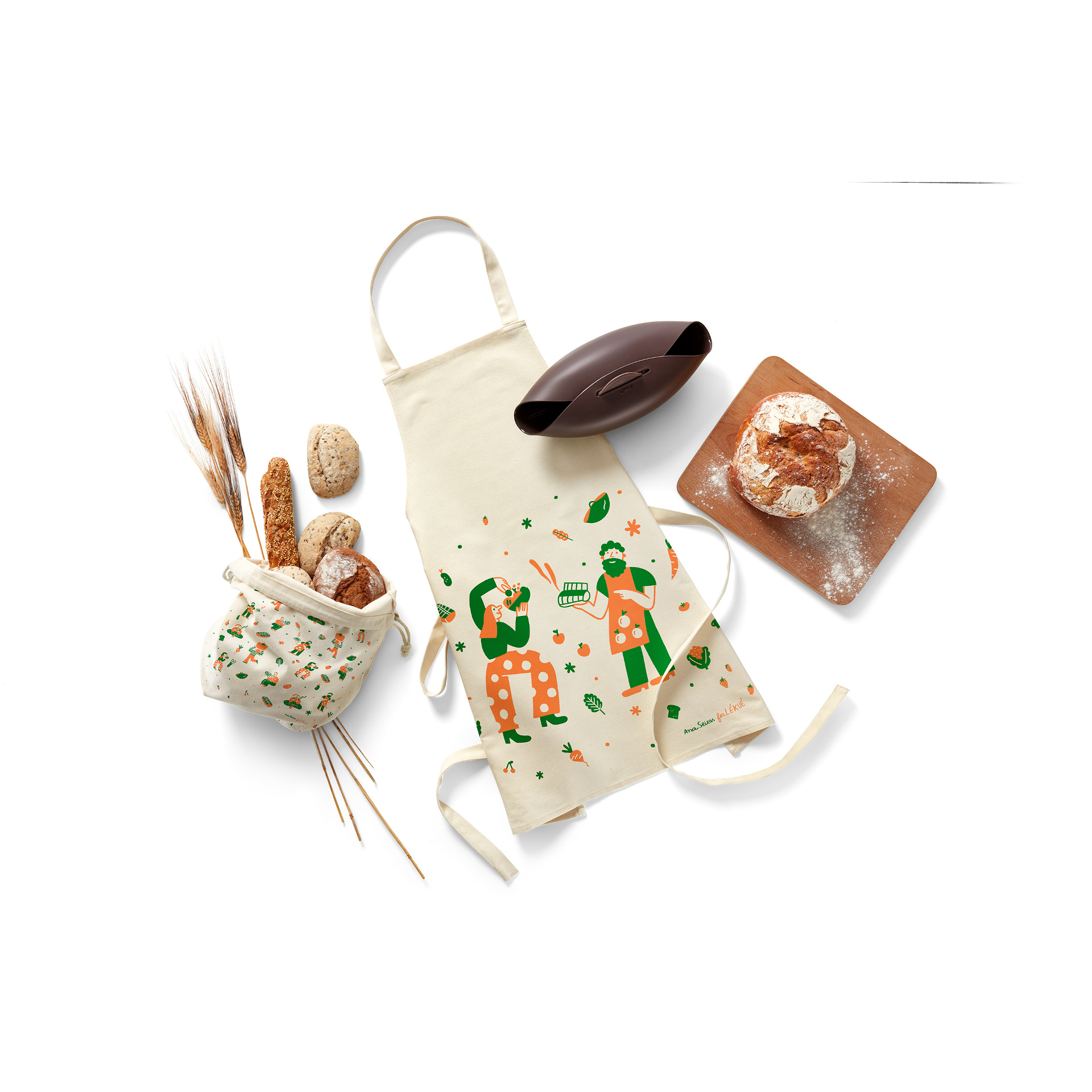 Kit de cocina panadero delantal + accesorios cocina - Lékué