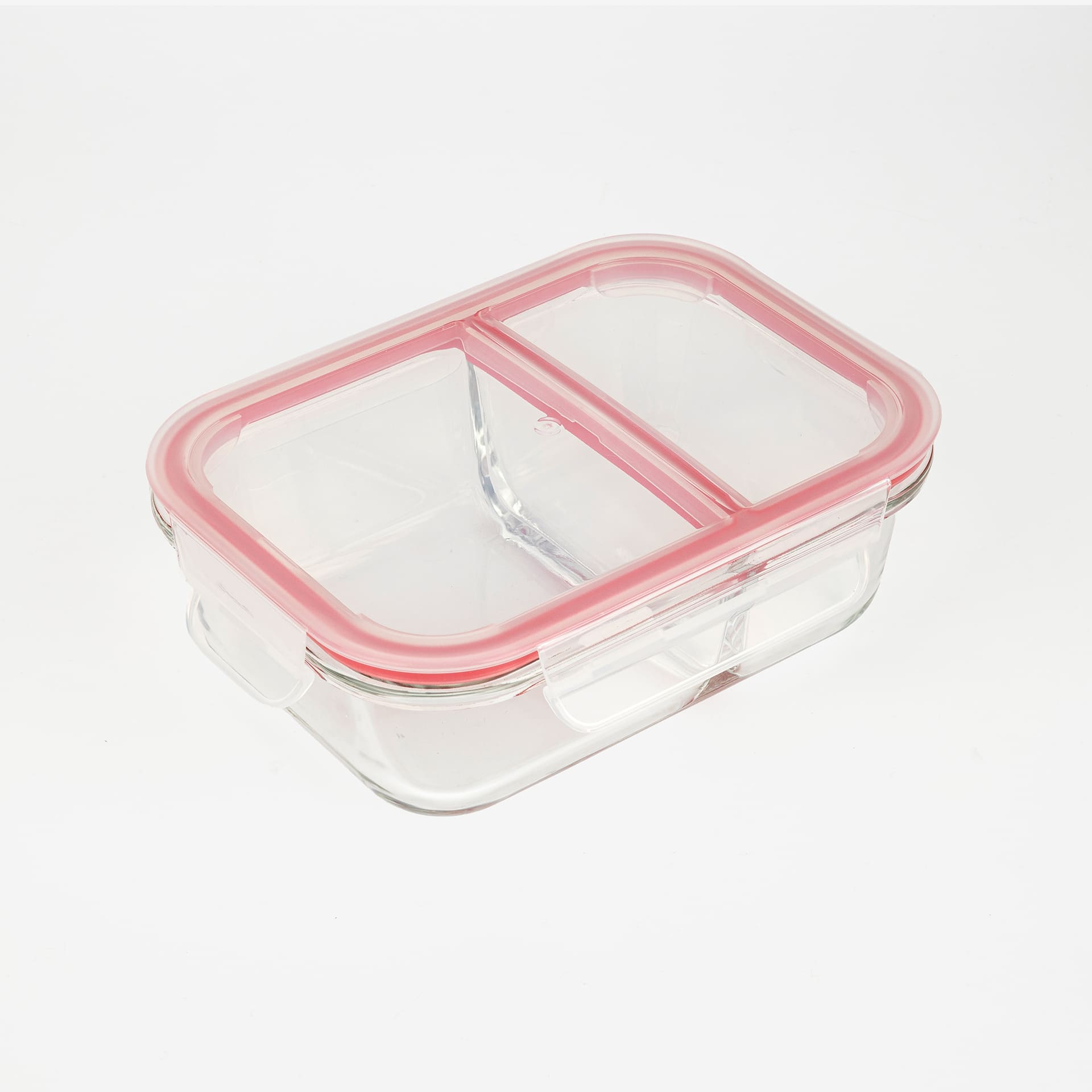T&aacute;per de borosilicato con 2 compartimentos 18x13cm - Ibili