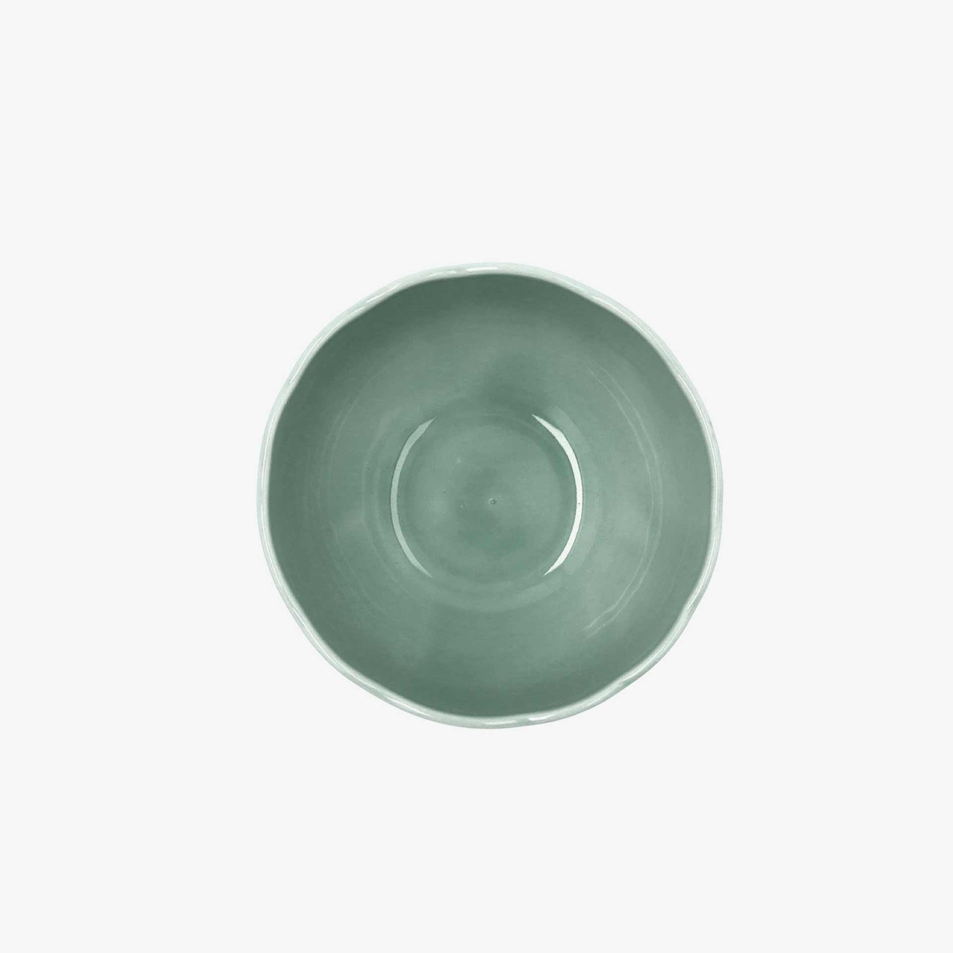 Bol de porcelana verde Aura Stela &Oslash;12x5cm