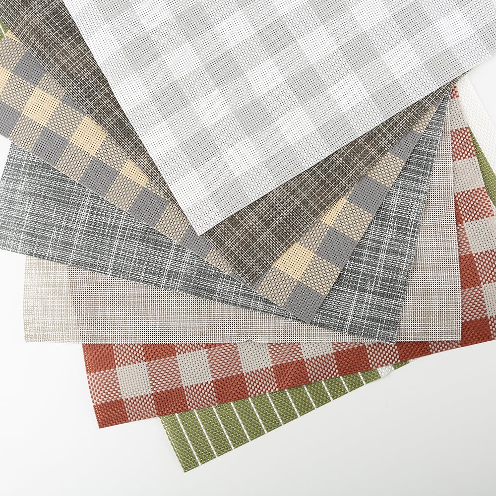 Mantel individual a rayas 45x30cm