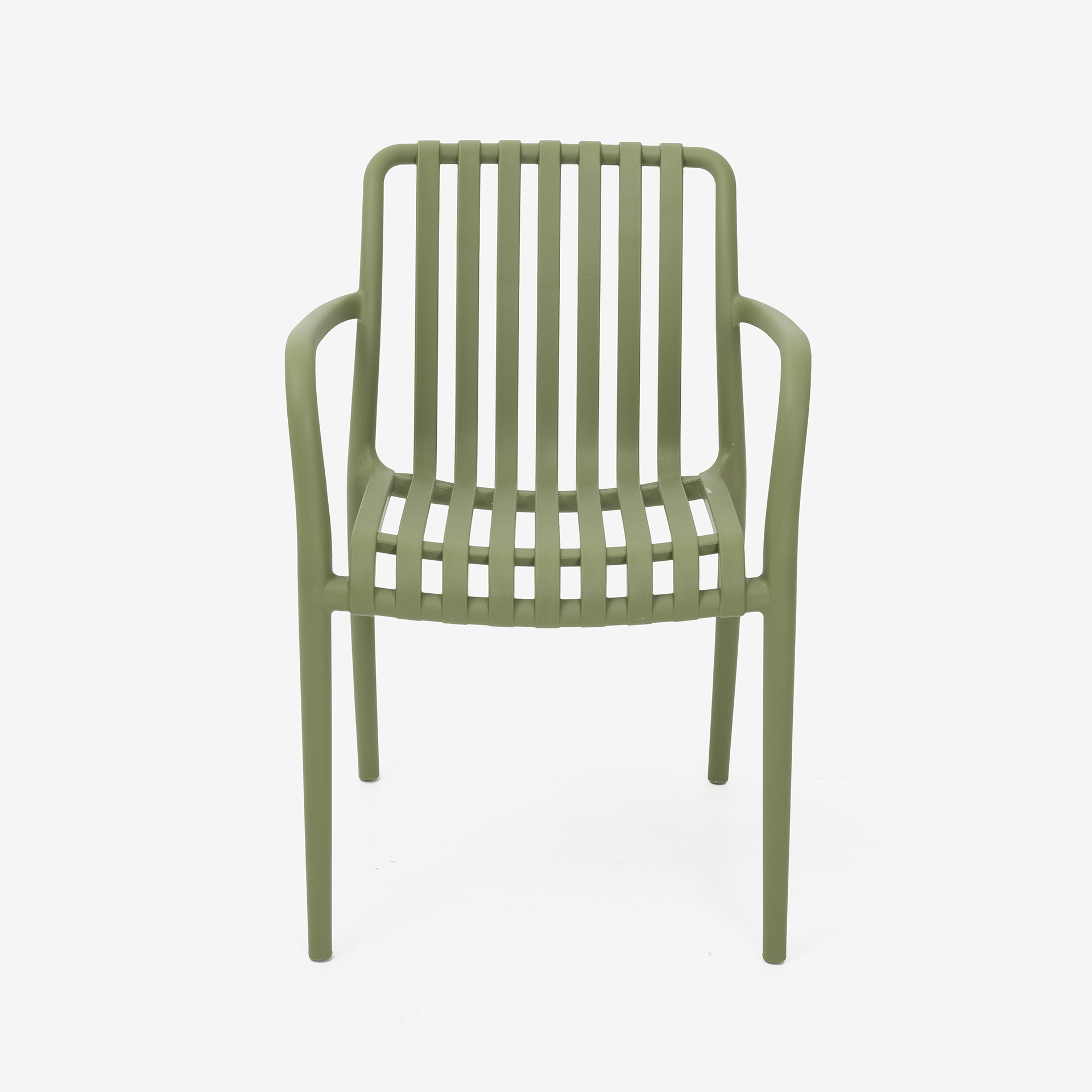 Silla de jardín verde Happel 55x81x57cm