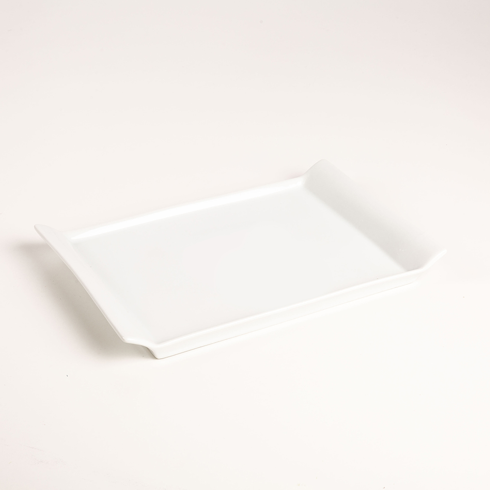 Fuente rectangular de porcelana Gastro Fresh 26cm