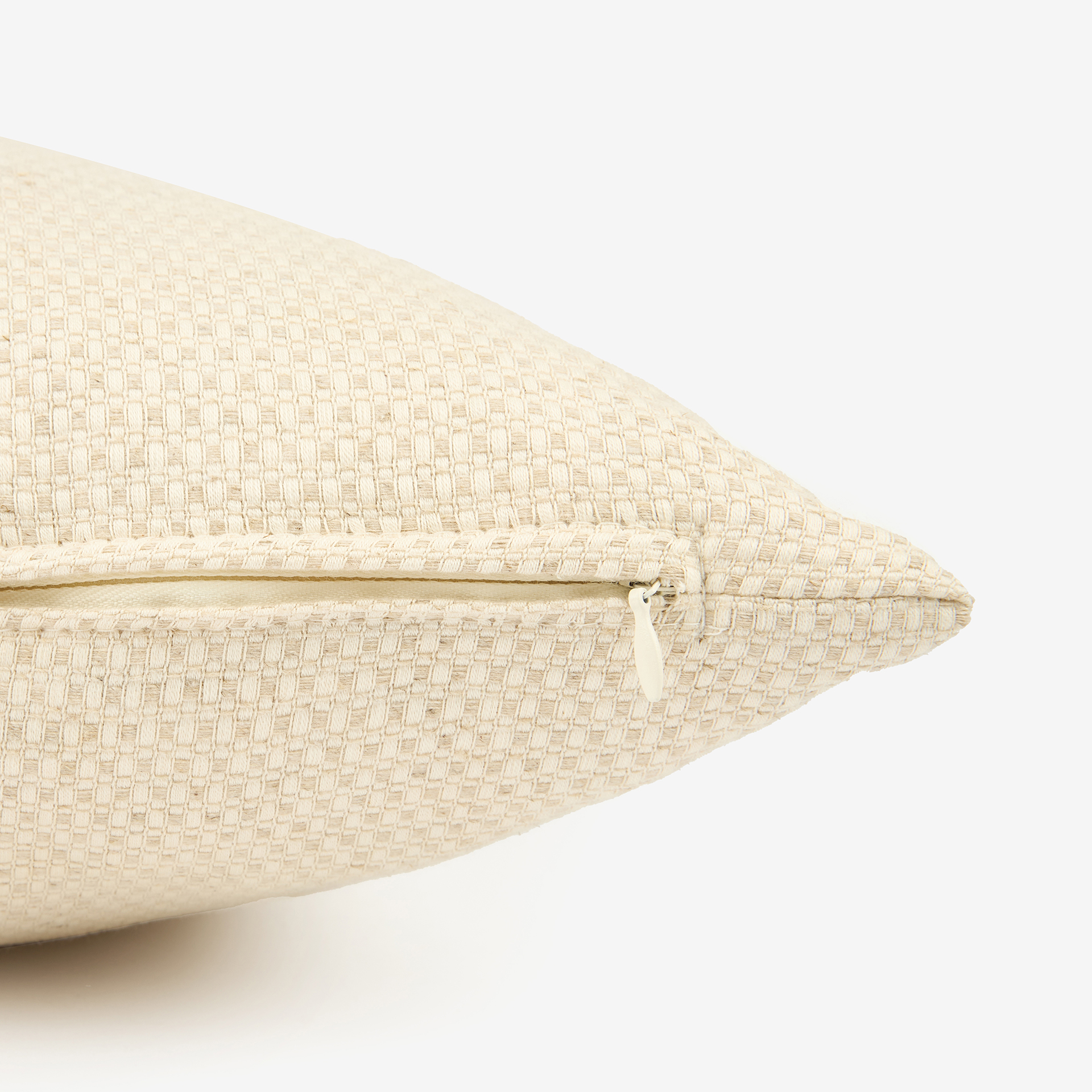 Funda de cojín beige Bucle 45x45cm