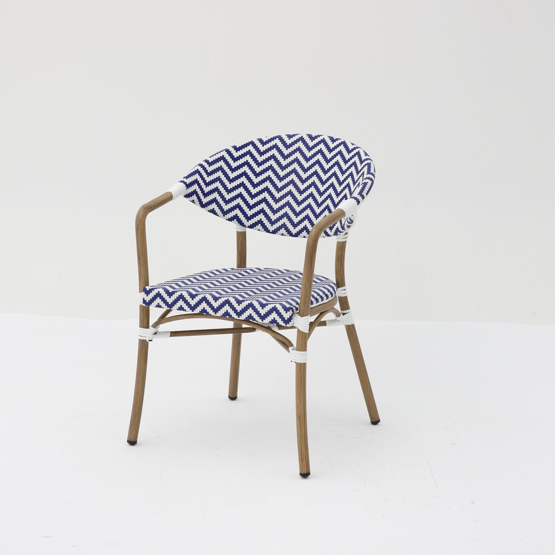 Silla de jardín de ratán sintético Marine 57x60x83cm