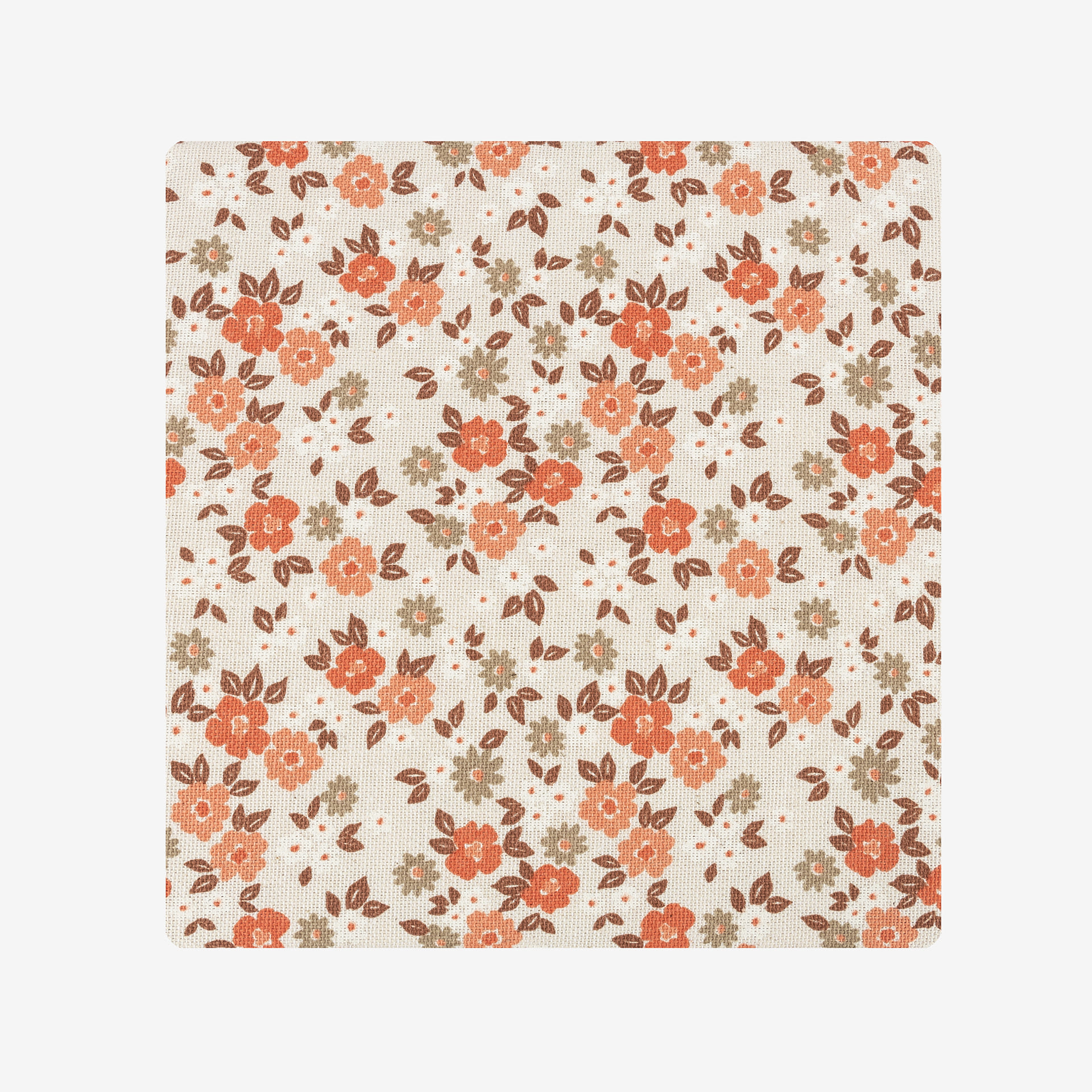 Mantel de algod&oacute;n reciclado melocot&oacute;n Alba 135x250cm