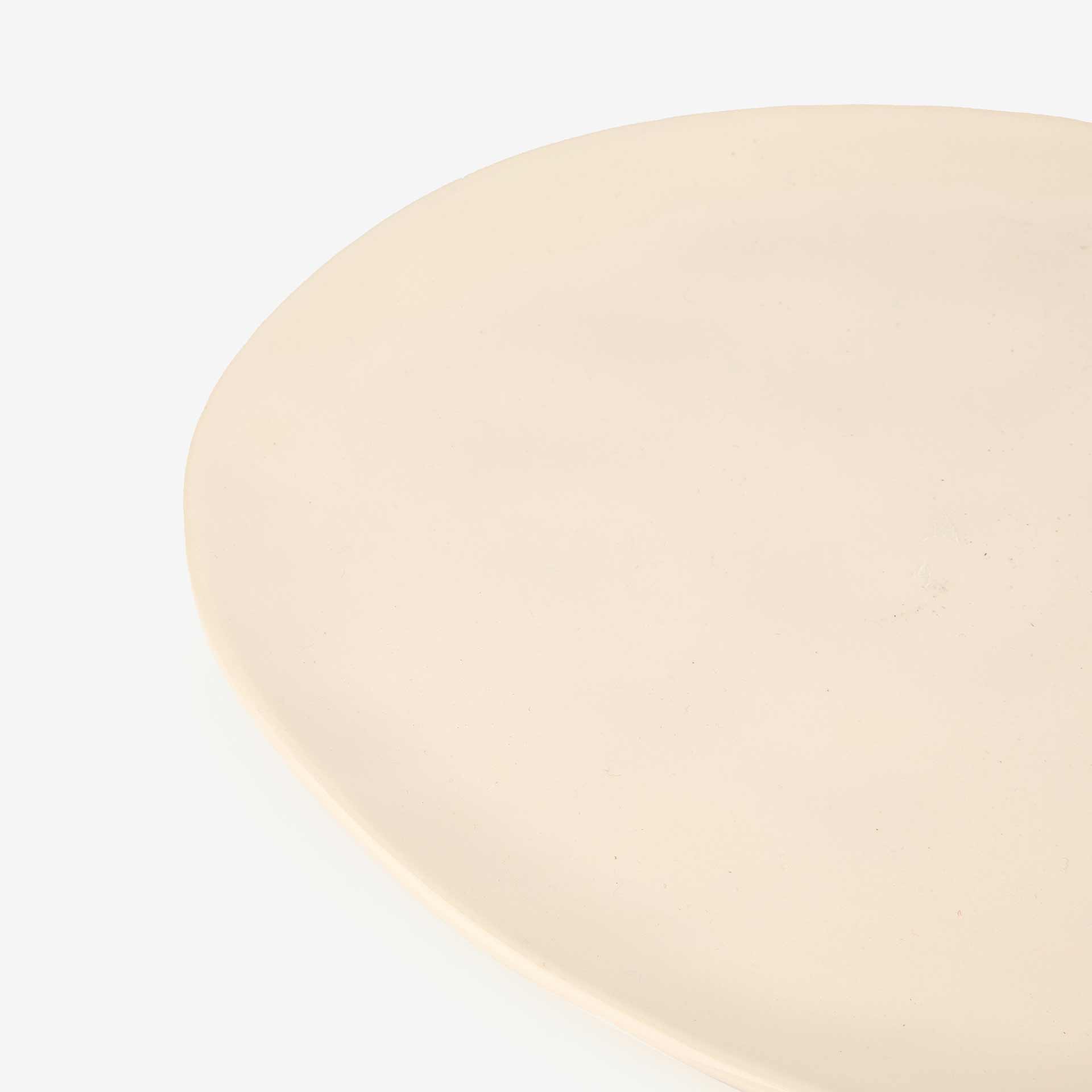 Plato llano de cer&aacute;mica blanco Posima &Oslash;23cm