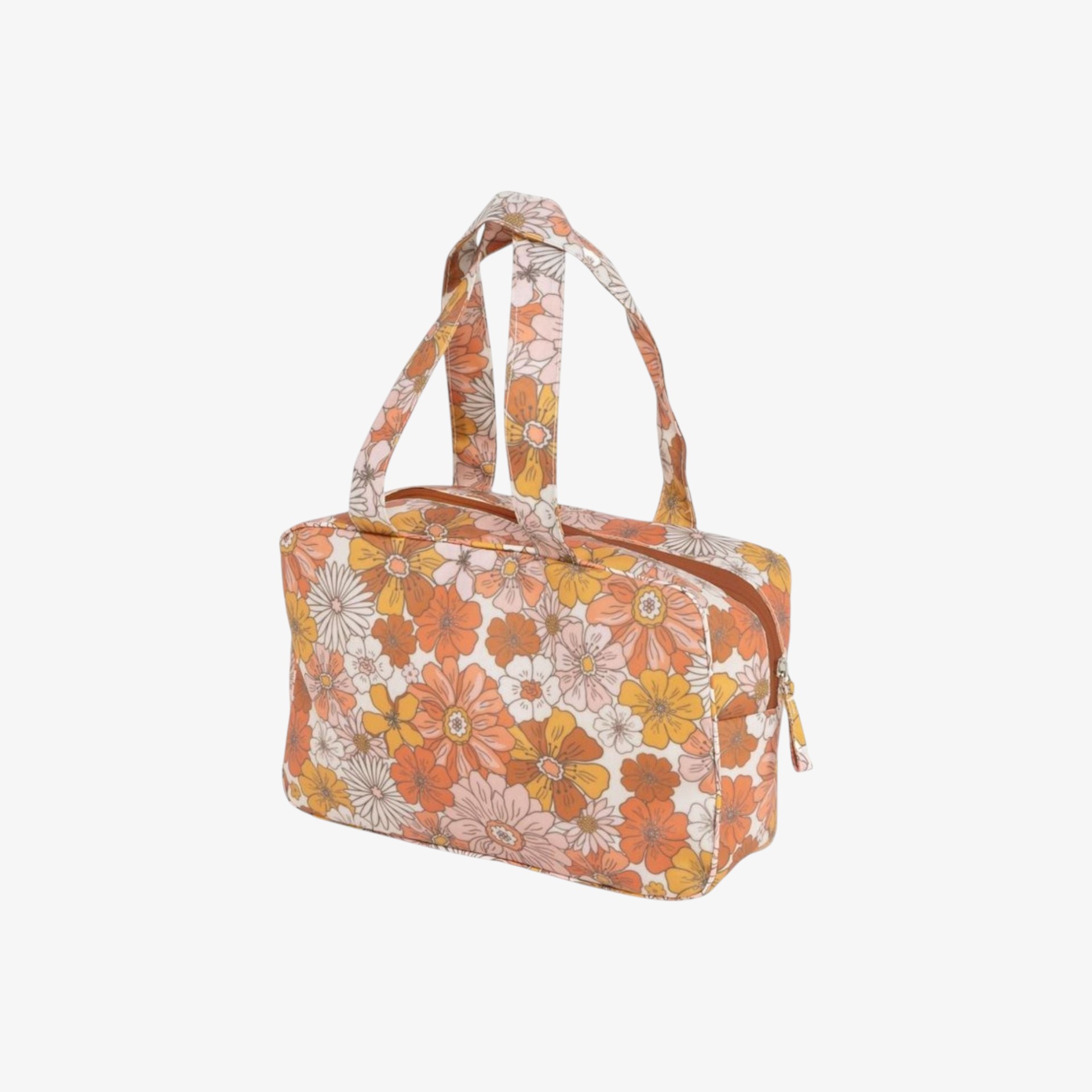 Neceser con asas impermeable Flores 32x20cm