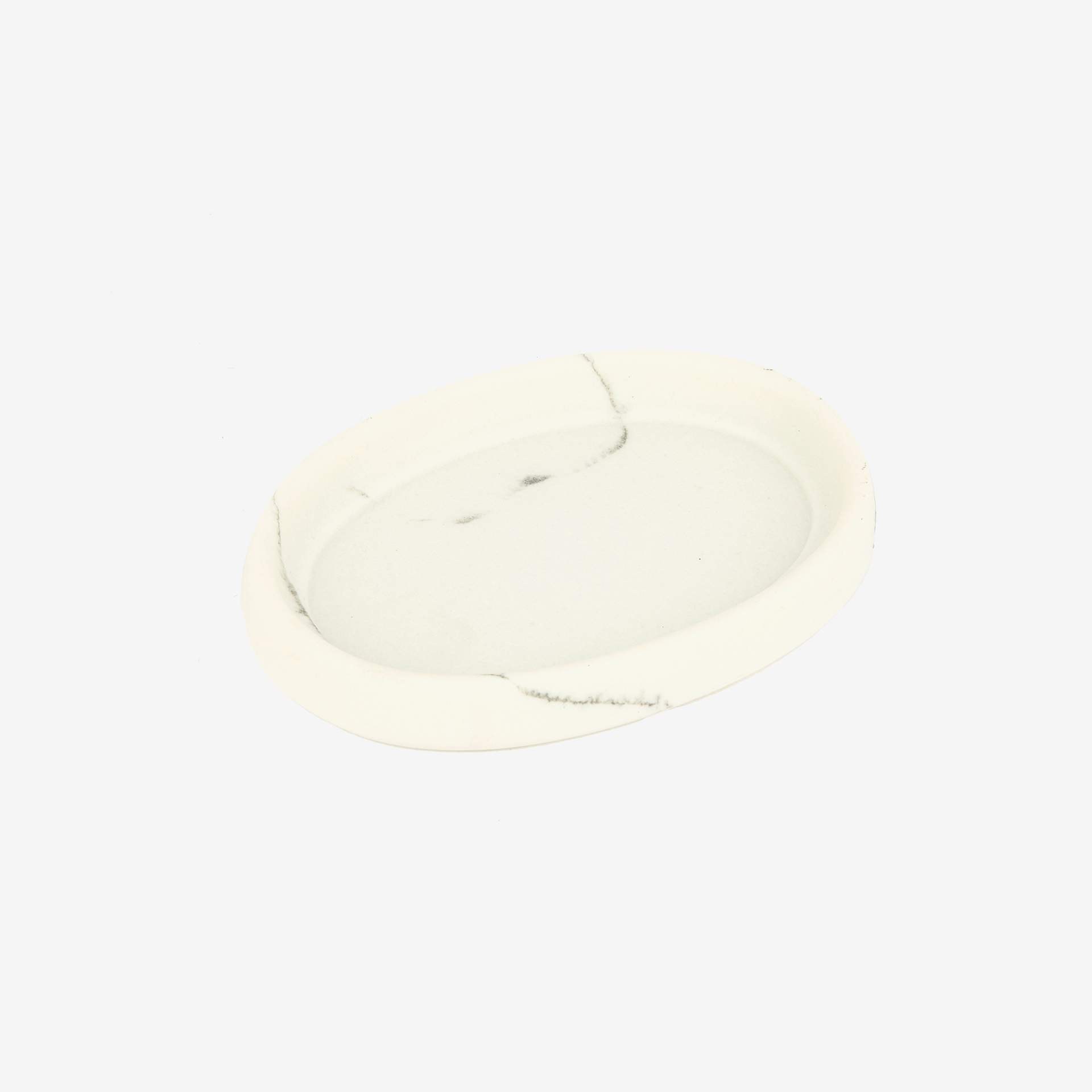 Jabonera efecto mármol Fem 13x10cm