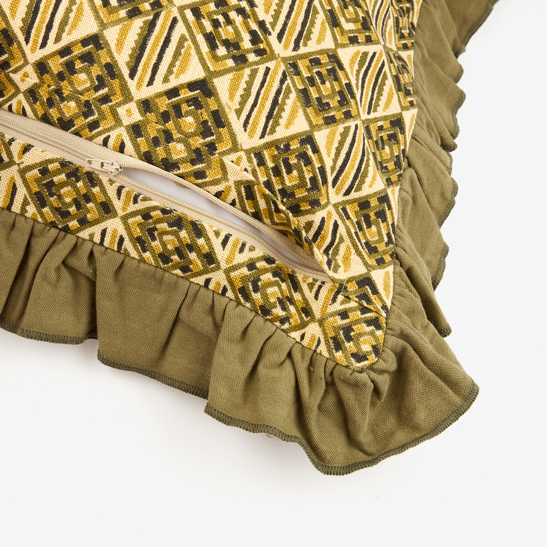 Funda de cojín de algodón inca Mia 50x50cm Clau&Chloe