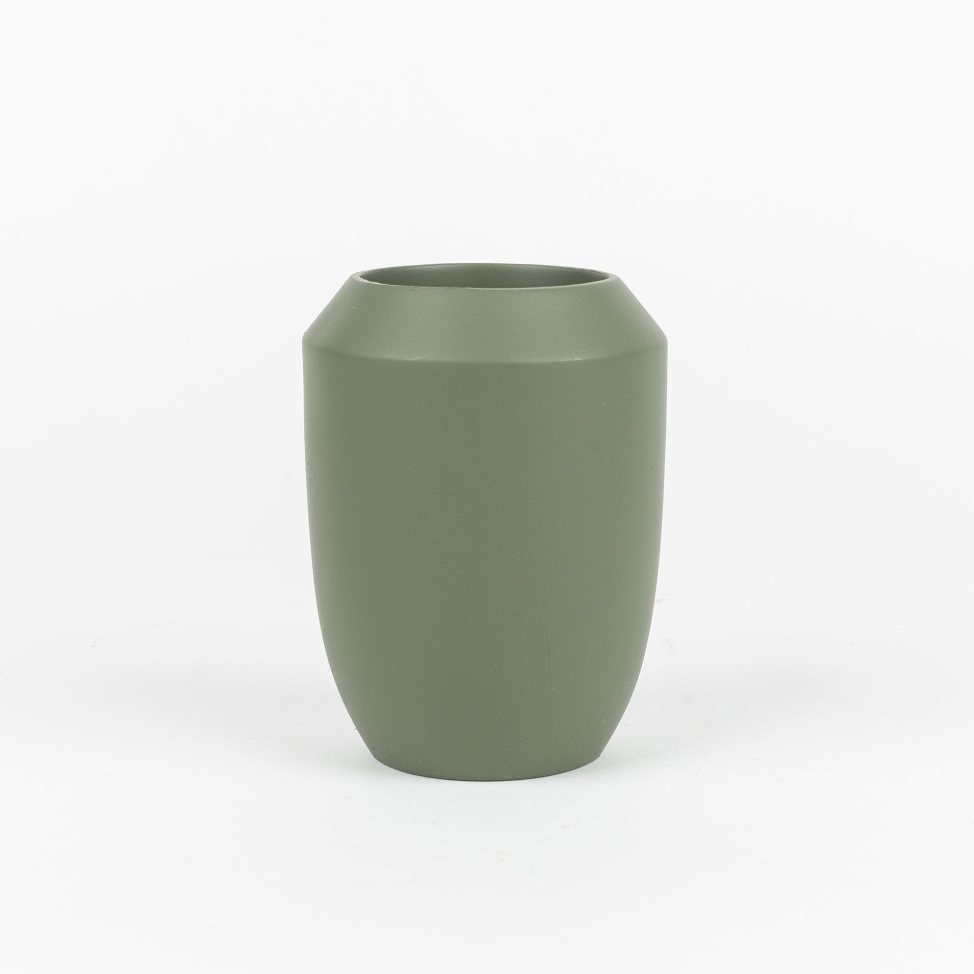 Portacepillos verde Gron Ø8x15cm