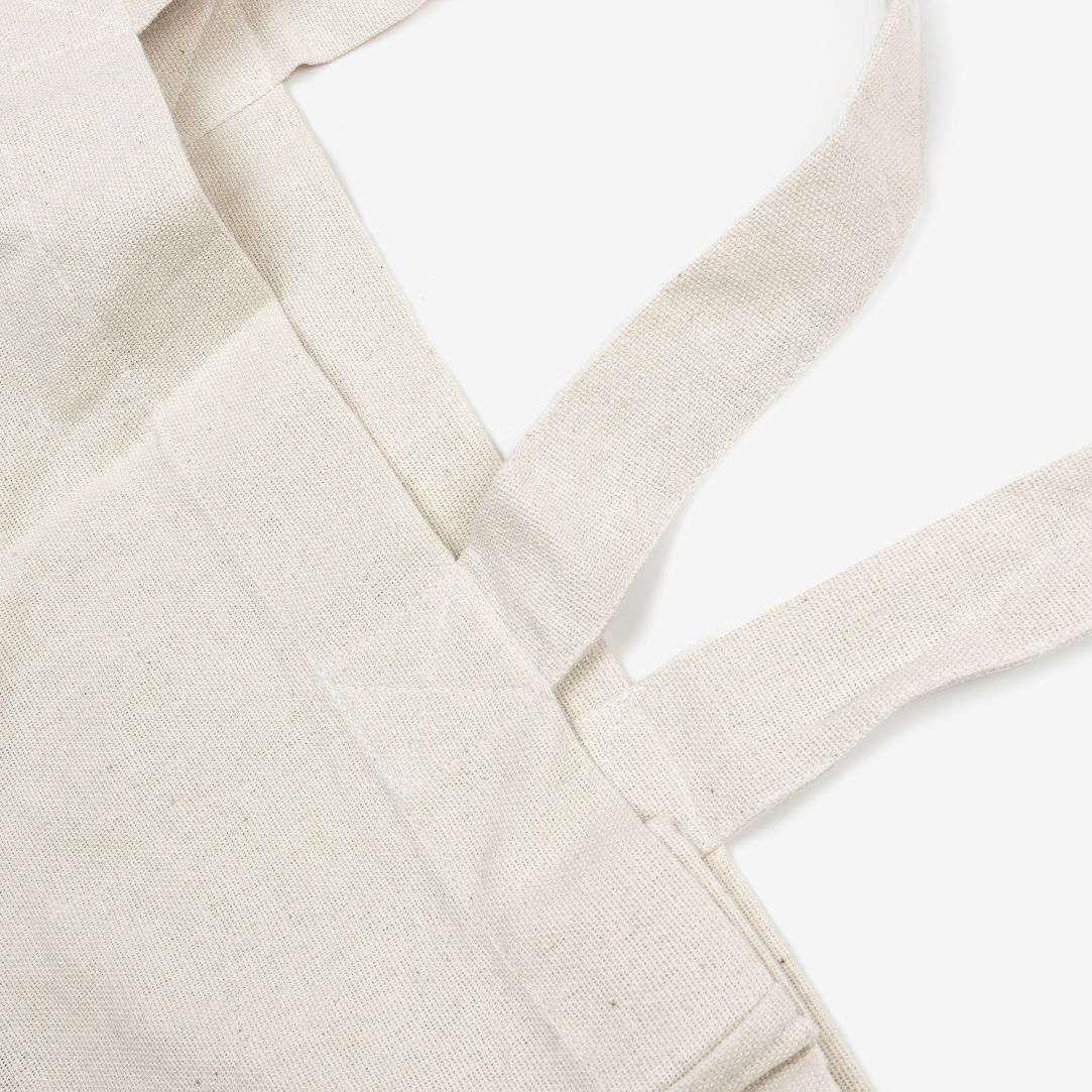 Bolso de algodón con rayas rojas Niza 45x45x15cm