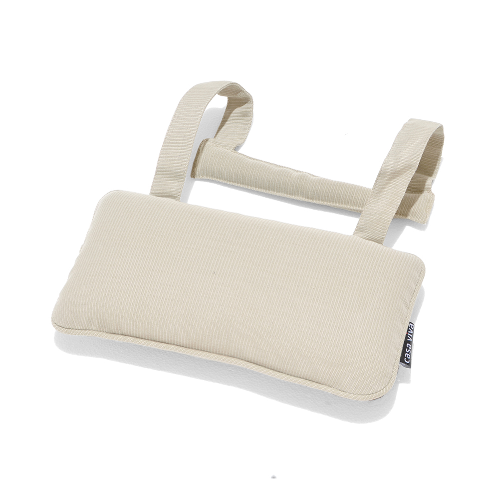 Coj&iacute;n de exterior para cabezal de algod&oacute;n Bahamas 15x30cm