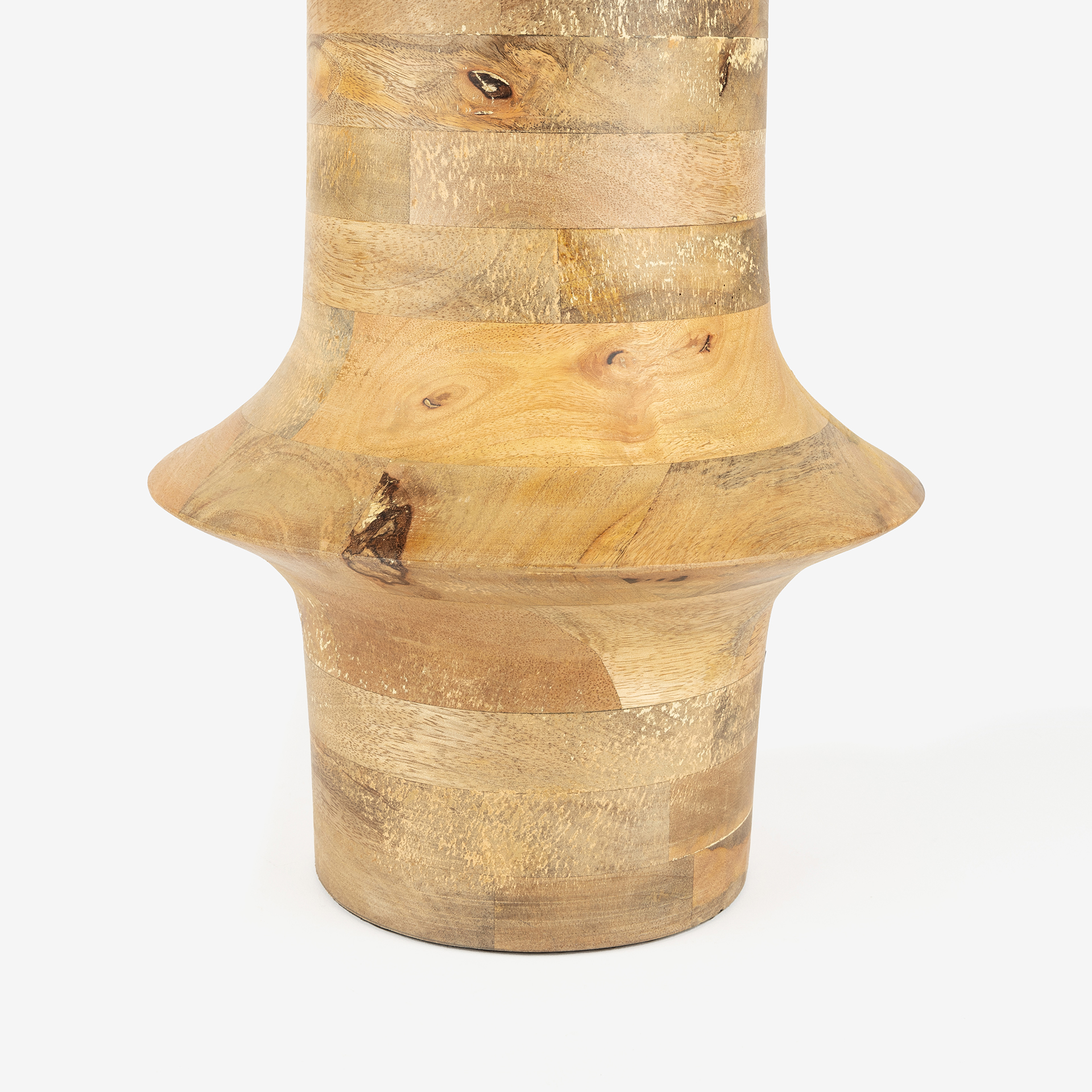 L&aacute;mpara de mesa de madera Dira &Oslash;30x54cm