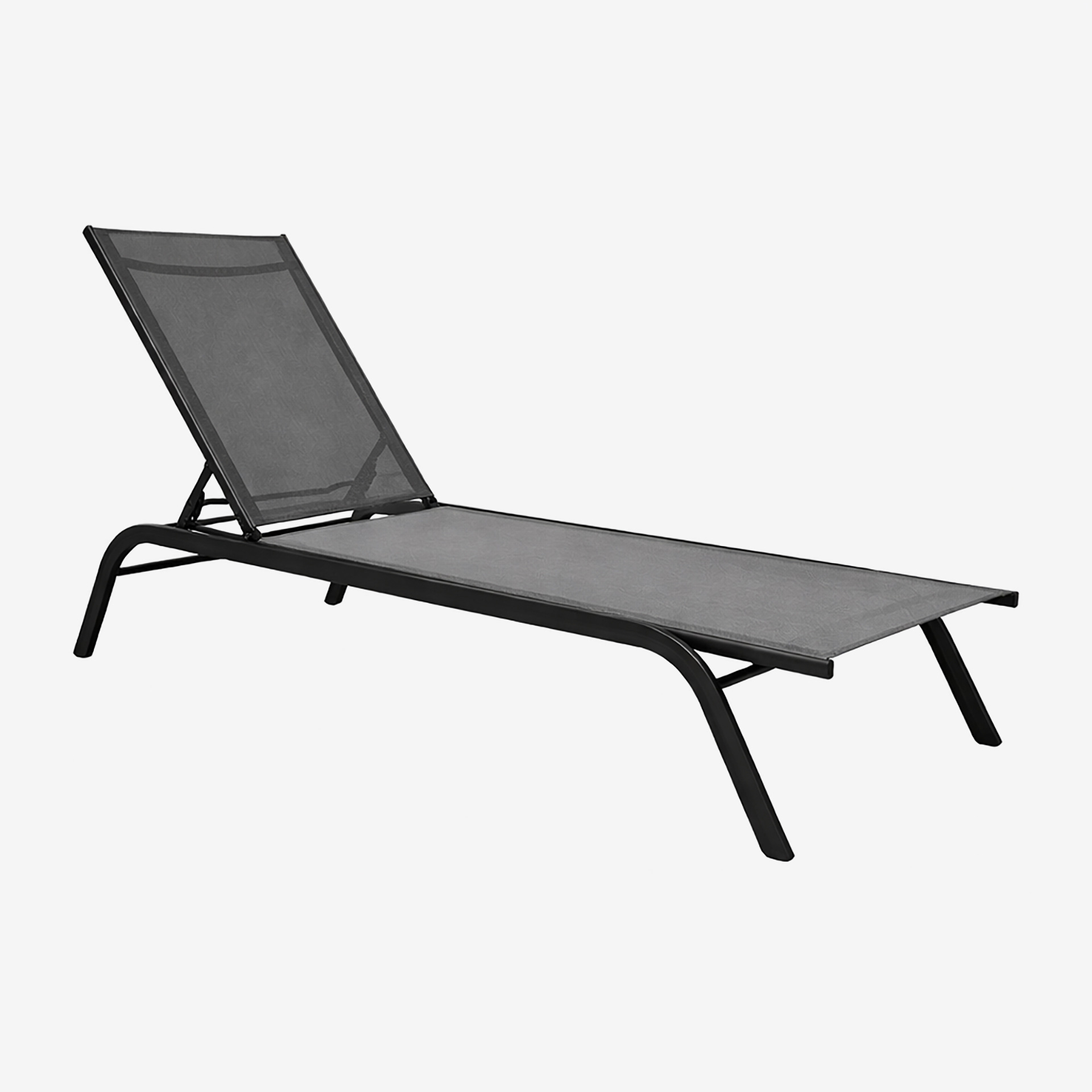 Tumbona de jard&iacute;n de textileno gris Oasis