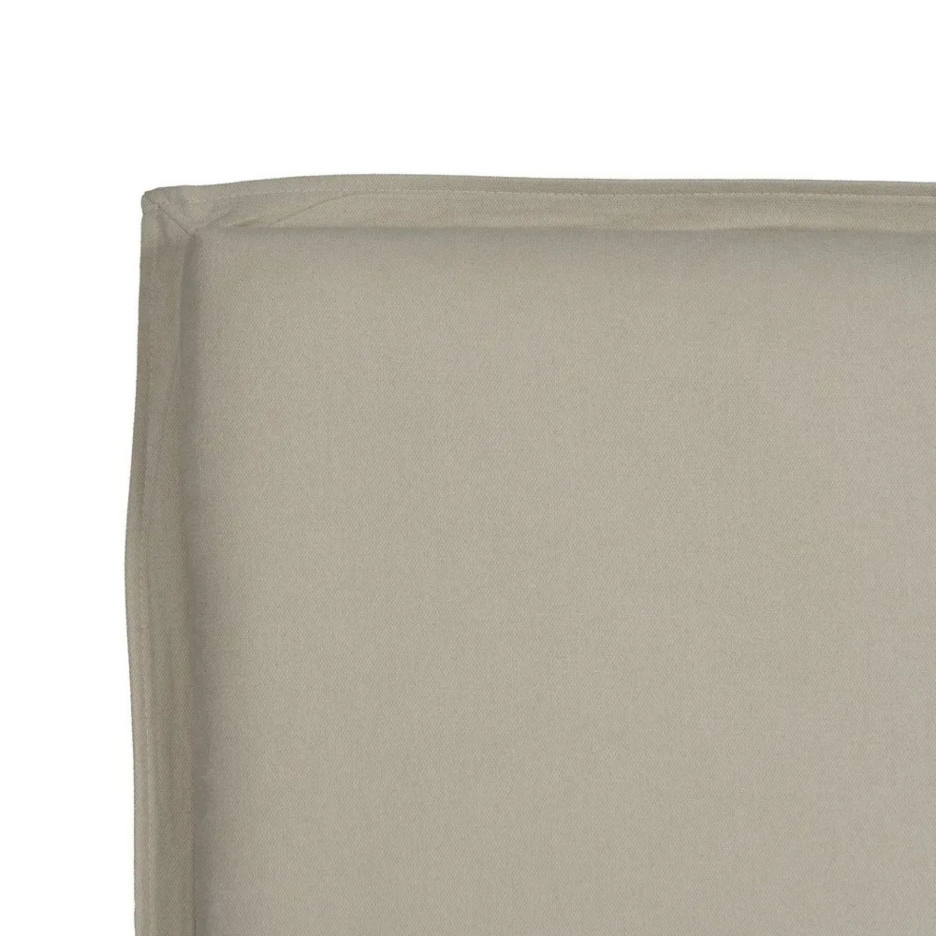 Cabecero tapizado desenfundable beige 190x8x100cm