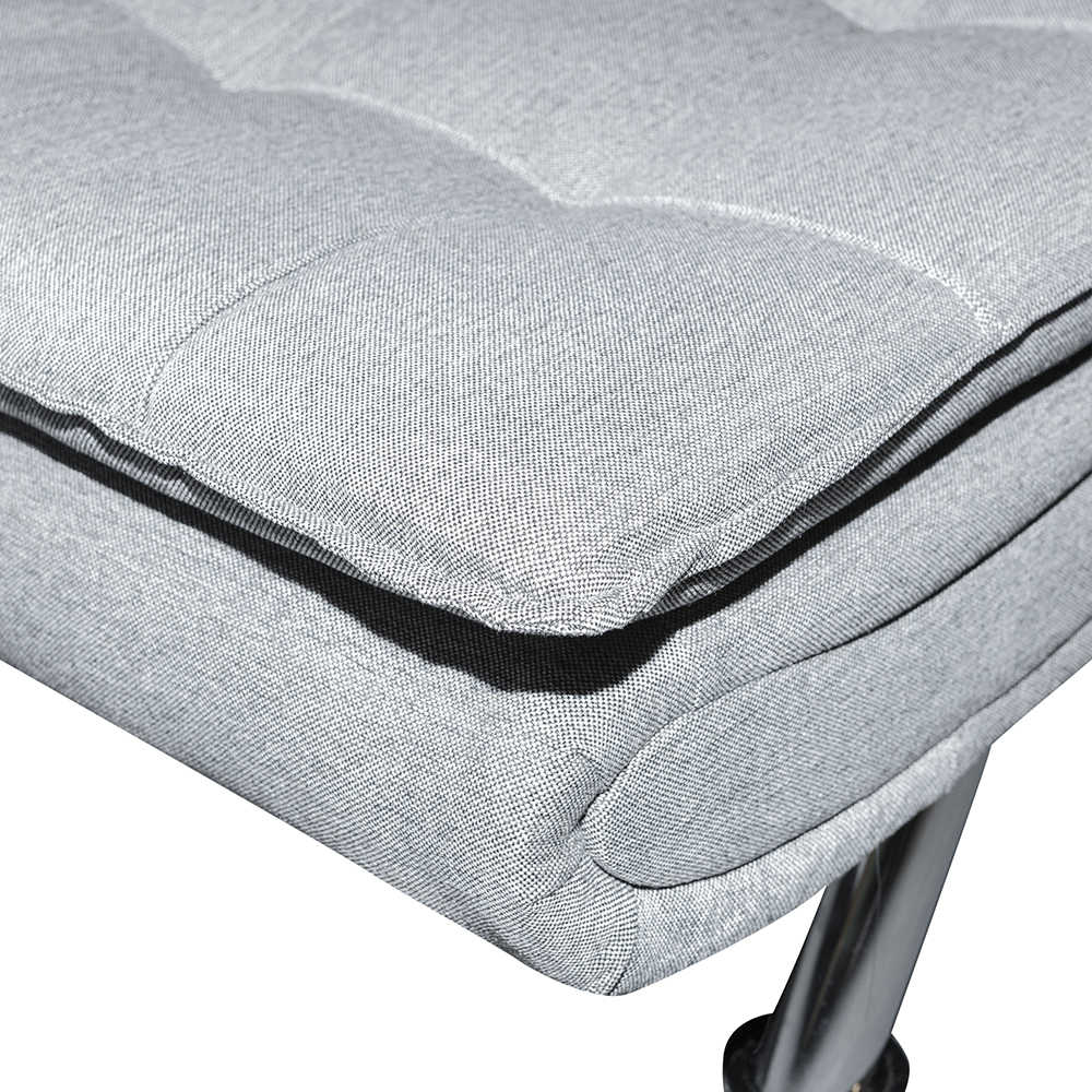Sof&aacute; cama gris 181x92/109x84cm