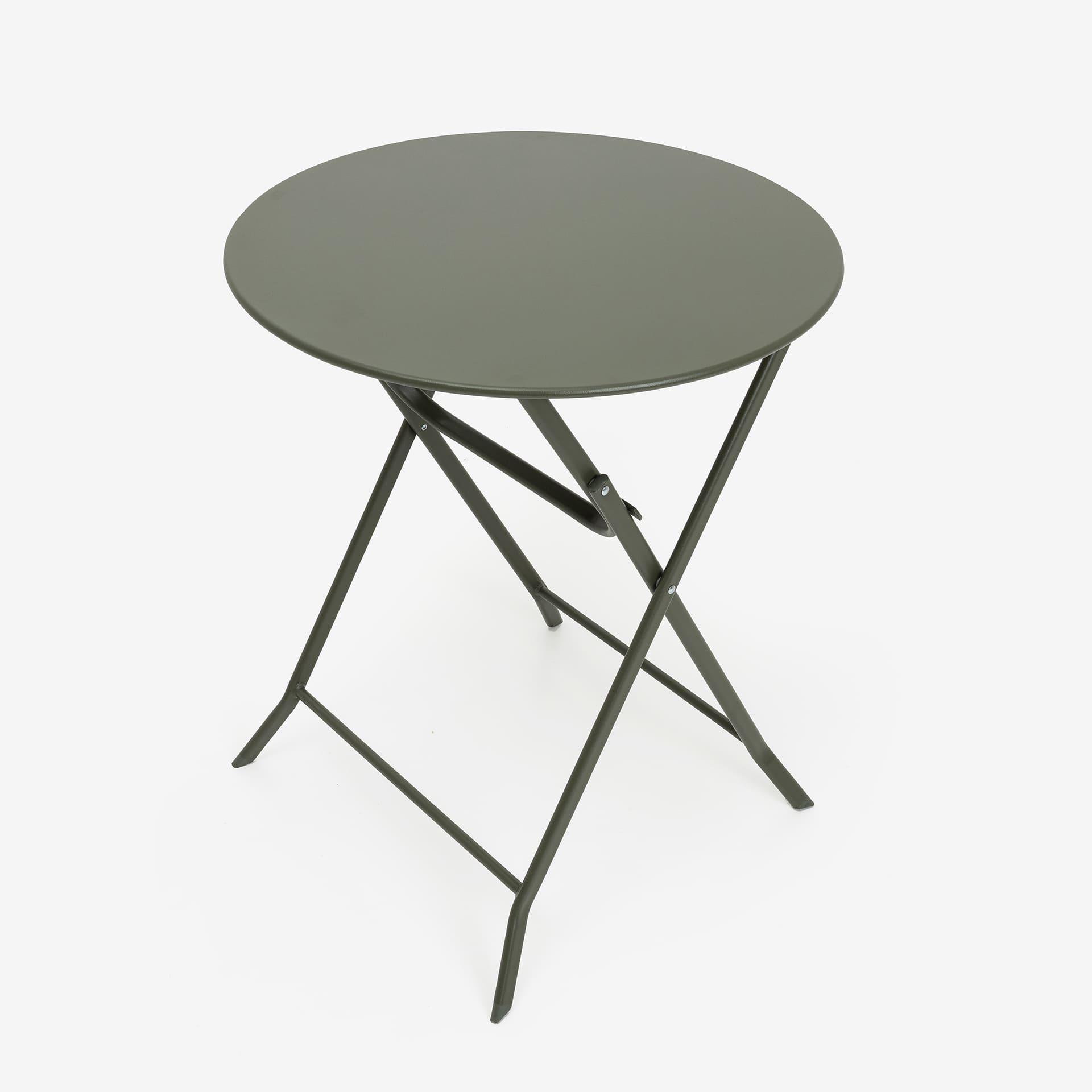 Mesa de balc&oacute;n plegable oliva Bistro &Oslash;60cm
