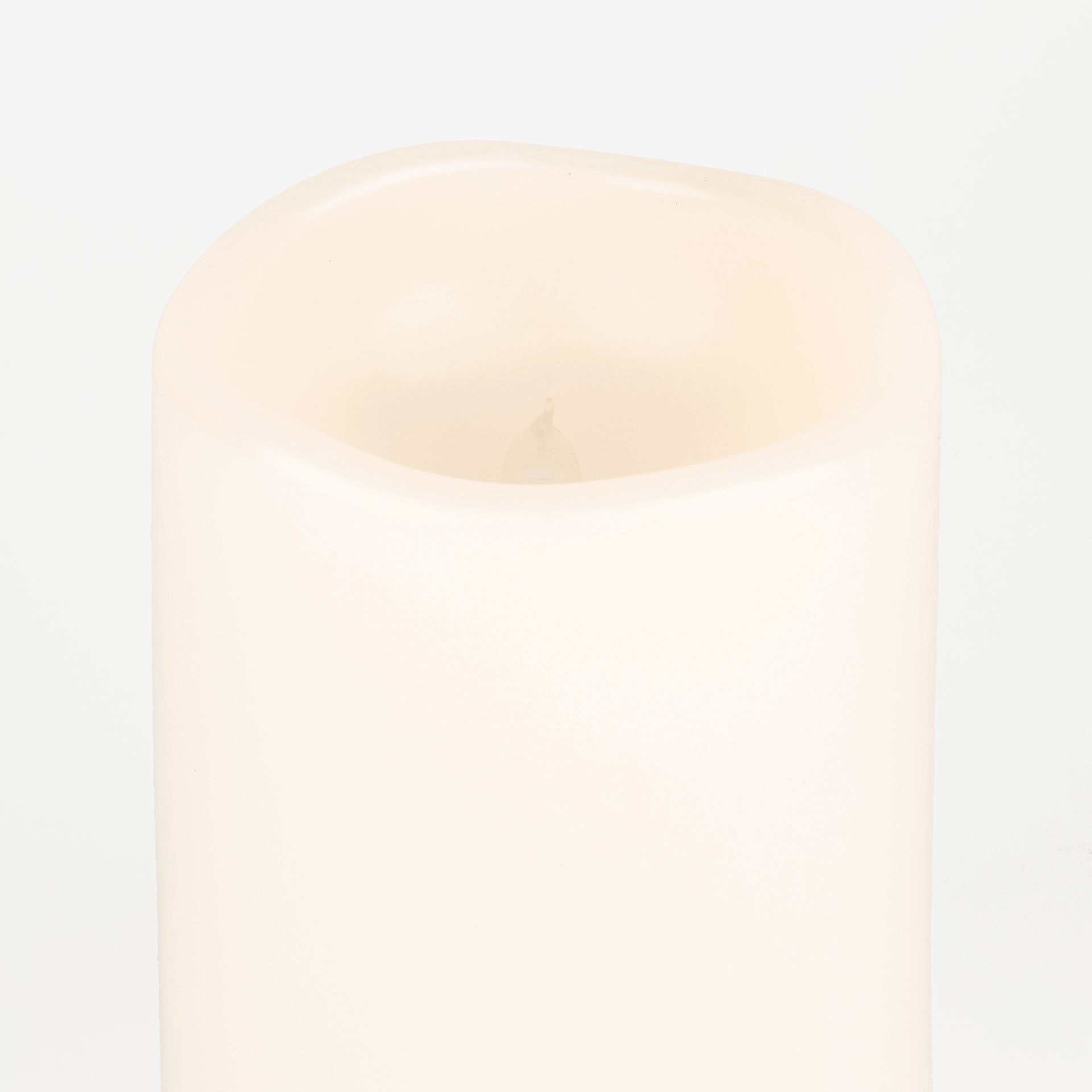 Set de 3 velas LED marfil con mando 15-20-25 cm