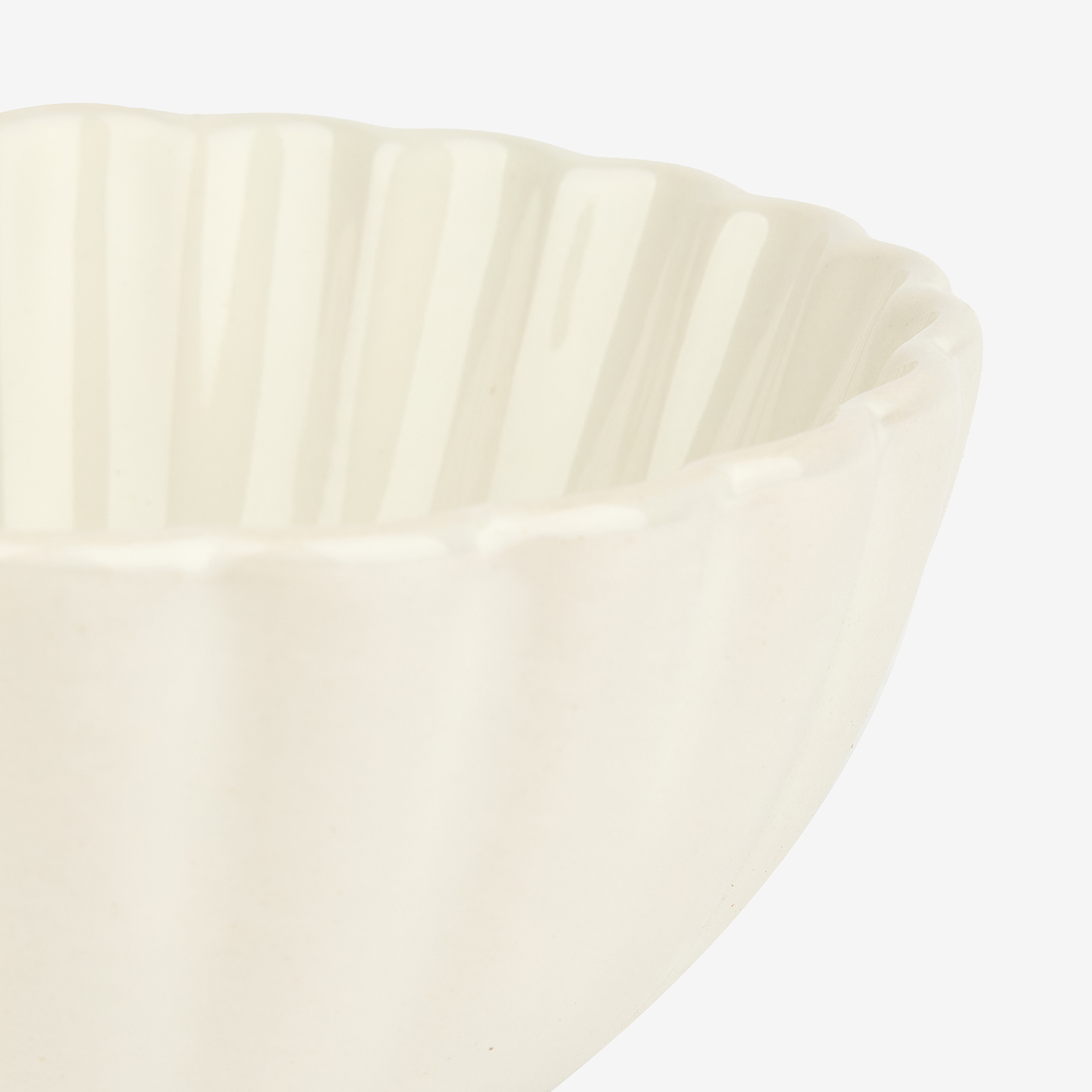 Vajilla de 12 piezas de cerámica marfil Varena