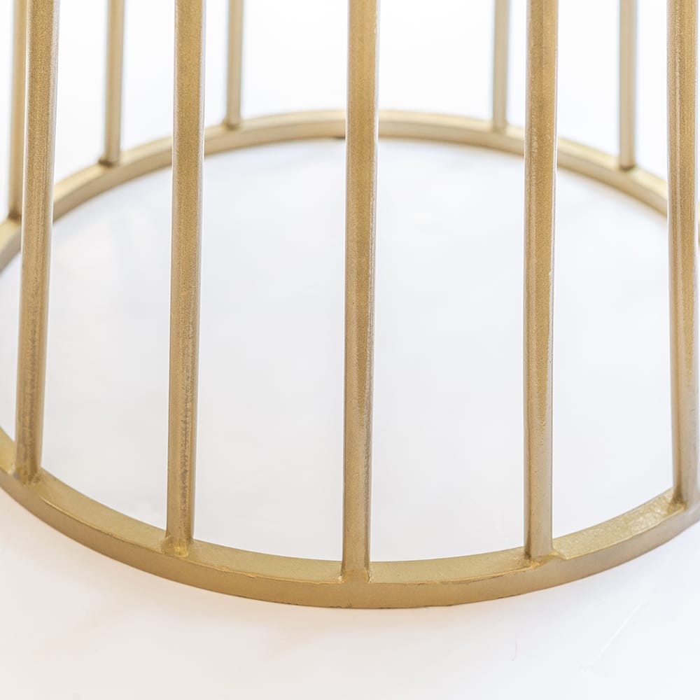 Mesa de centro redonda de m&aacute;rmol &Oslash;60x40cm Clau&Chloe