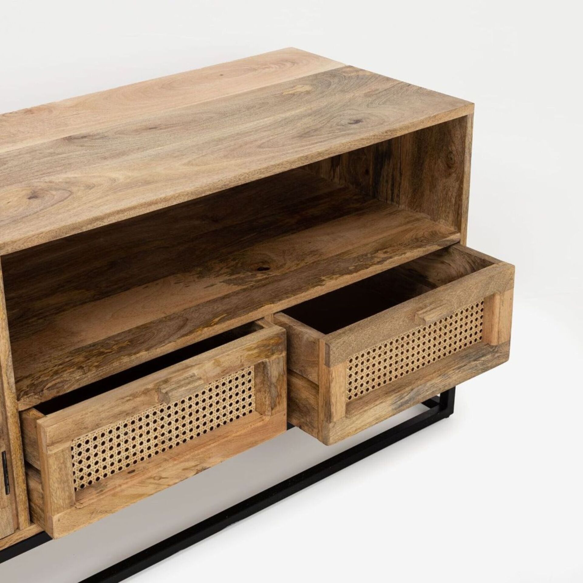 Mueble de TV de madera de mango Berl&iacute;n 175x45cm Clau&Chloe