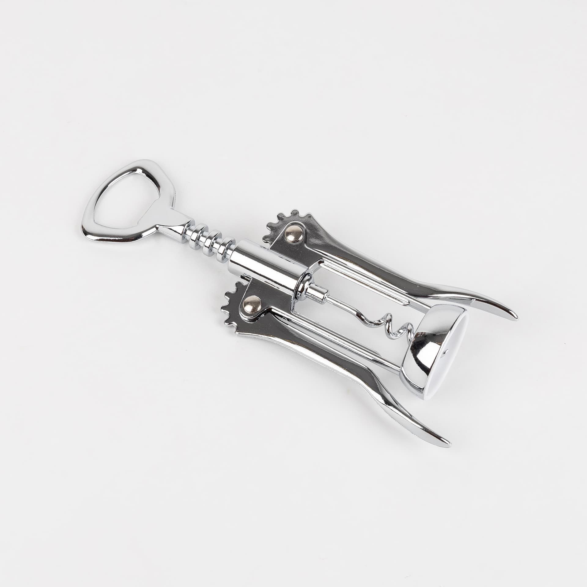 Sacacorchos doble palanca acero inoxidable