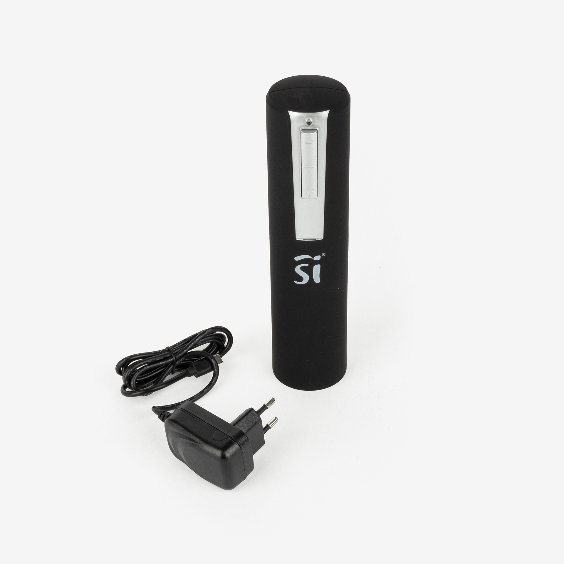 Sacacorchos el&eacute;ctrico 21cm con accesorios - Bergner