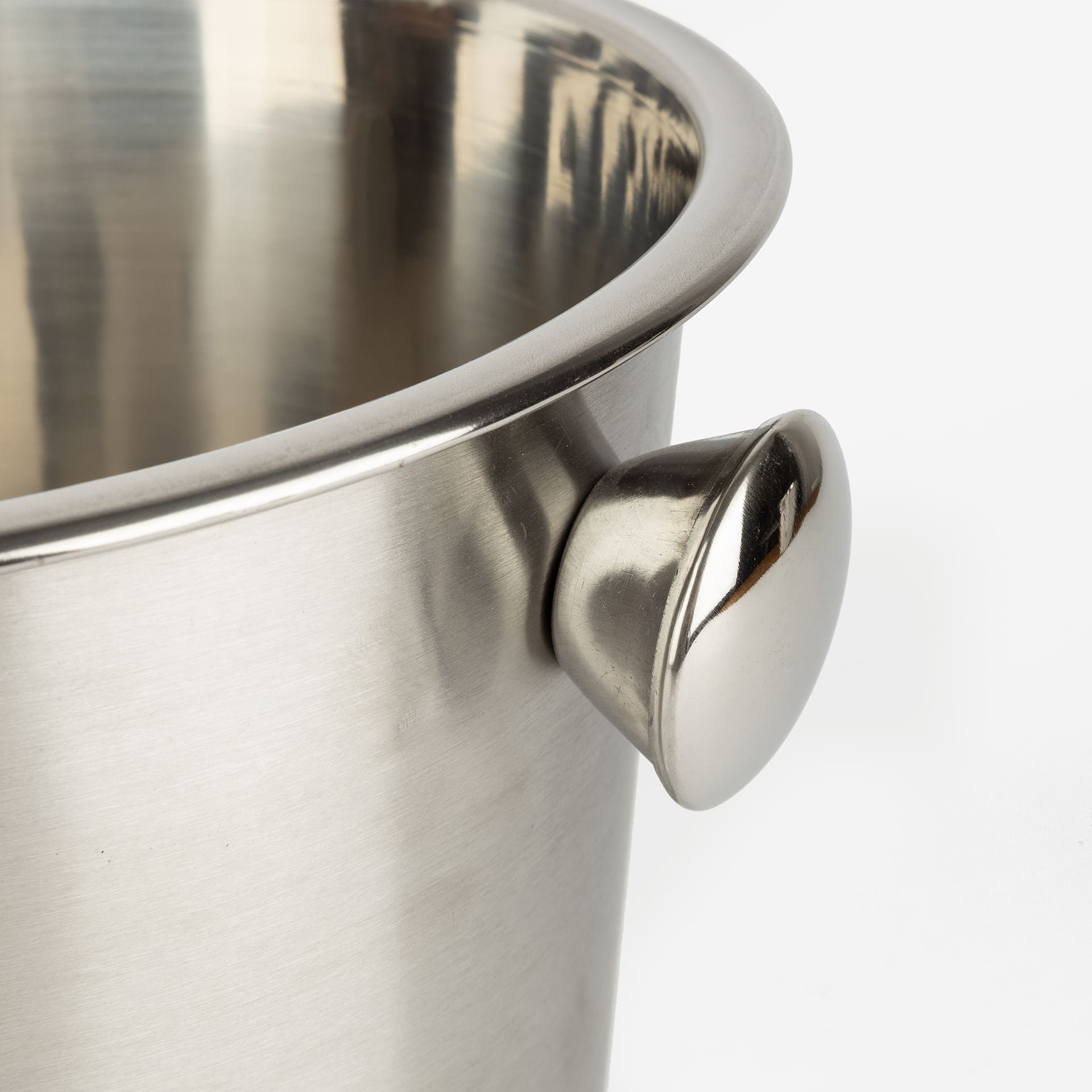 Cubitera enfriadora de metal cromada Ø21,5x23,5cm