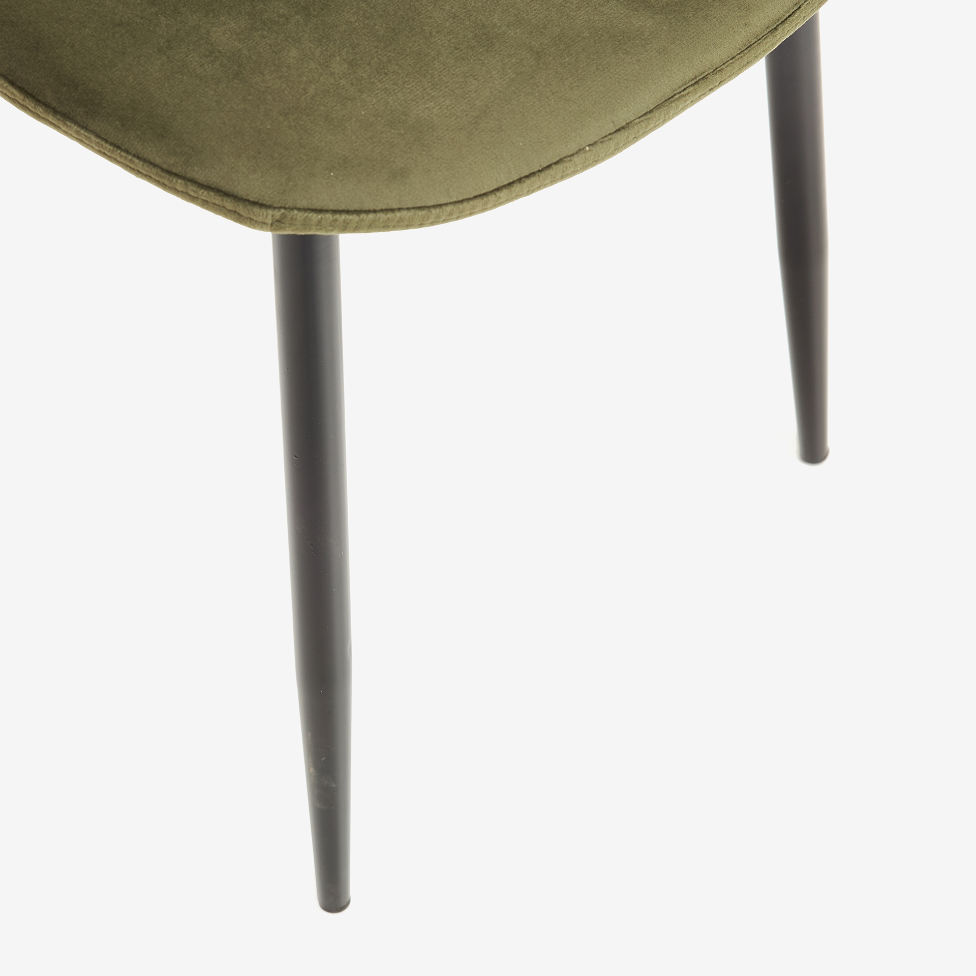 Silla de comedor velvet verde ingl&eacute;s Concept 45x45x55cm