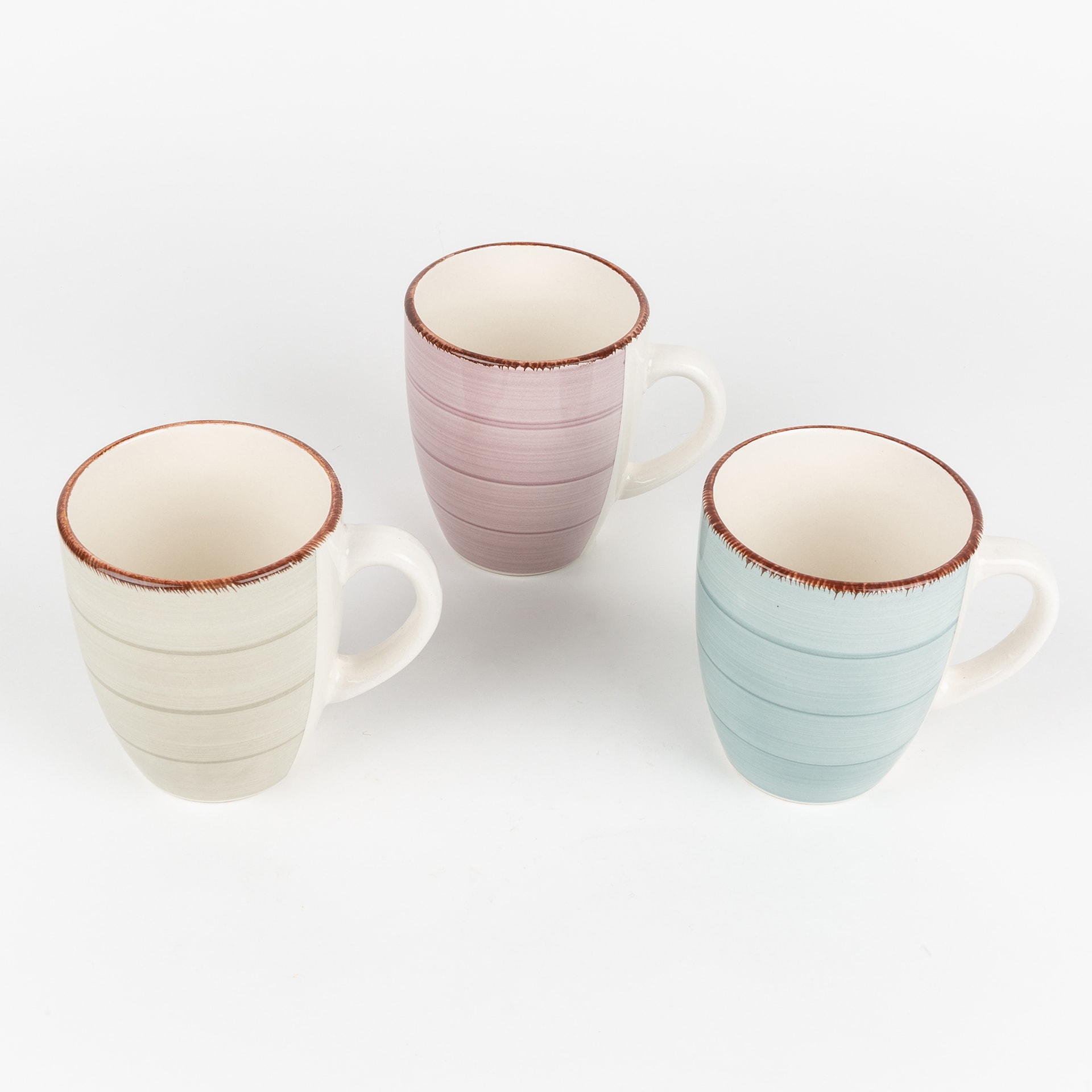 Taza rosa de gres Vita 35cl