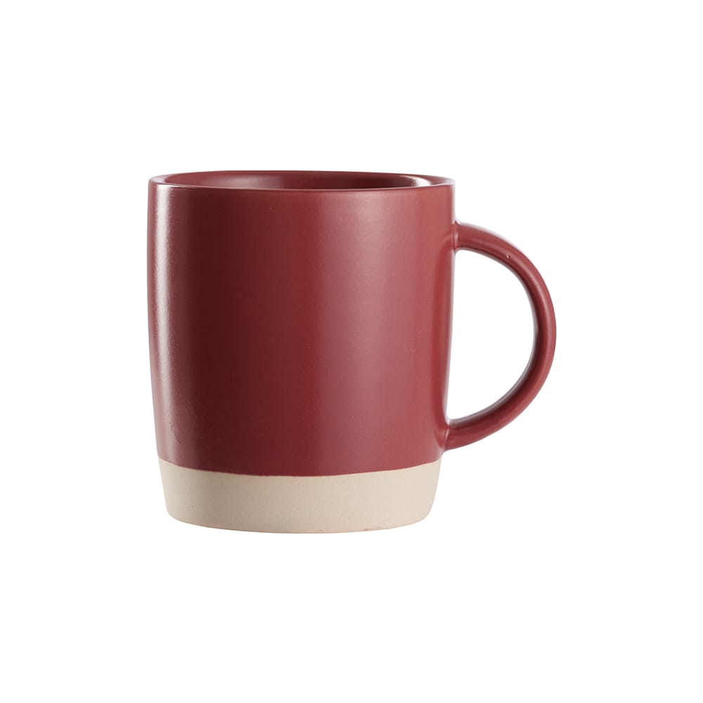 Taza de cer&aacute;mica roja 31cl