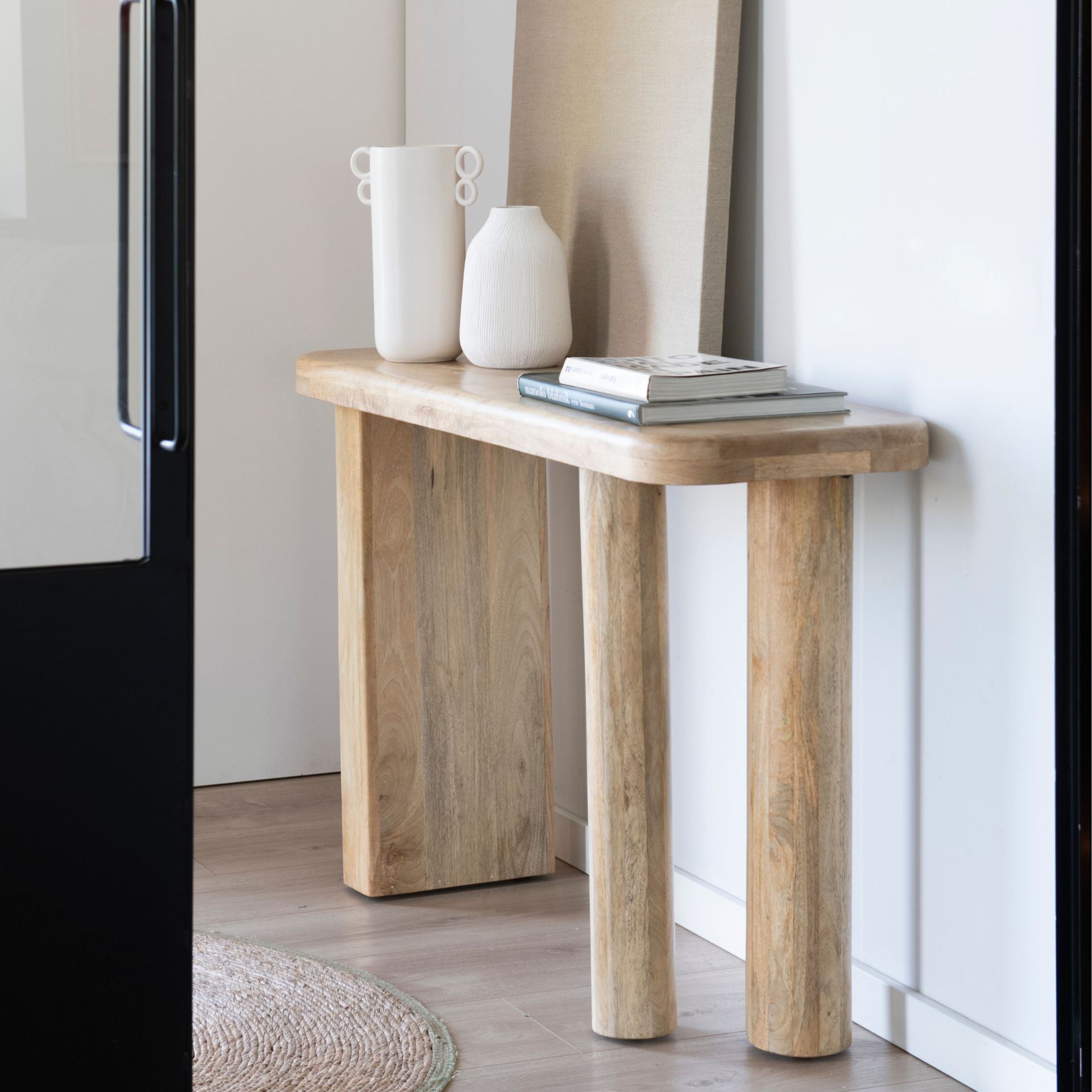 Consola de madera de mango Barlet 120x40x76cm Clau&Chloe