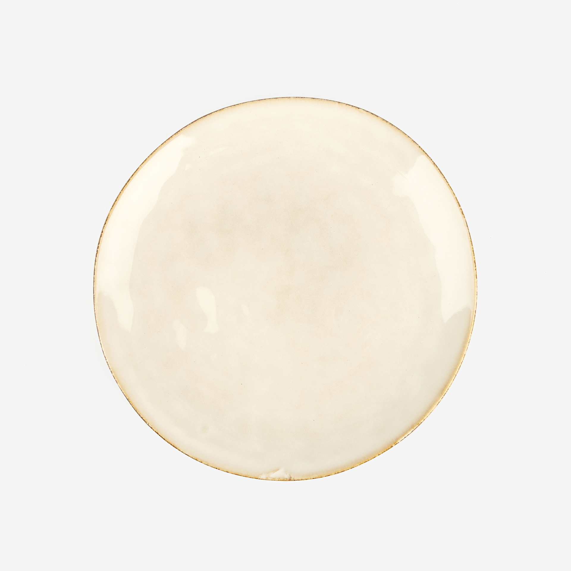 Plato de postre de gres crema Bilada Ø21cm