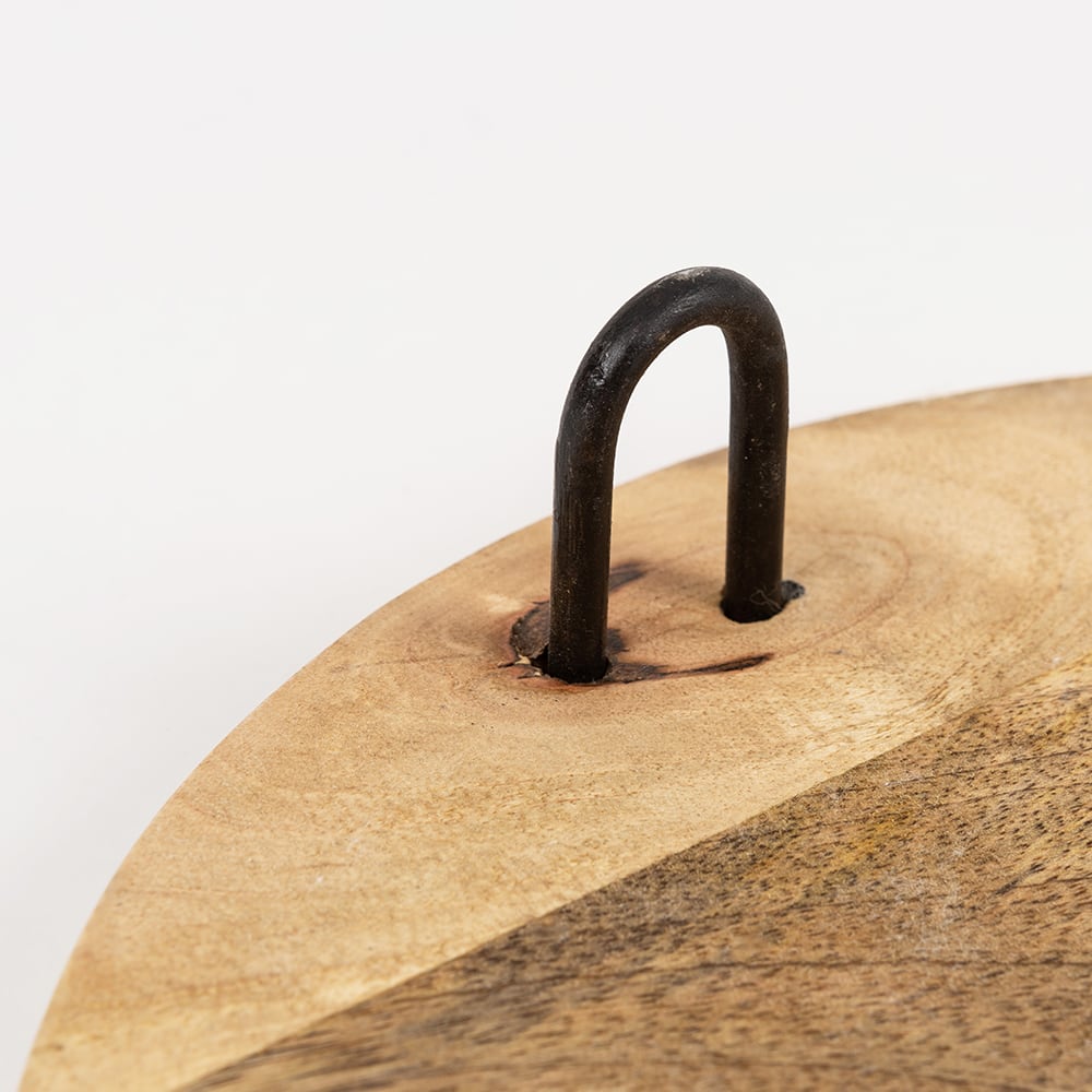 Bandeja de madera mango 30cm