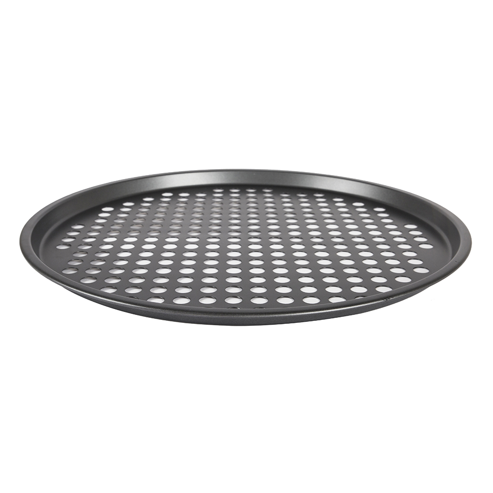 Bandeja de horno perforada para pizza de acero Ø32cm