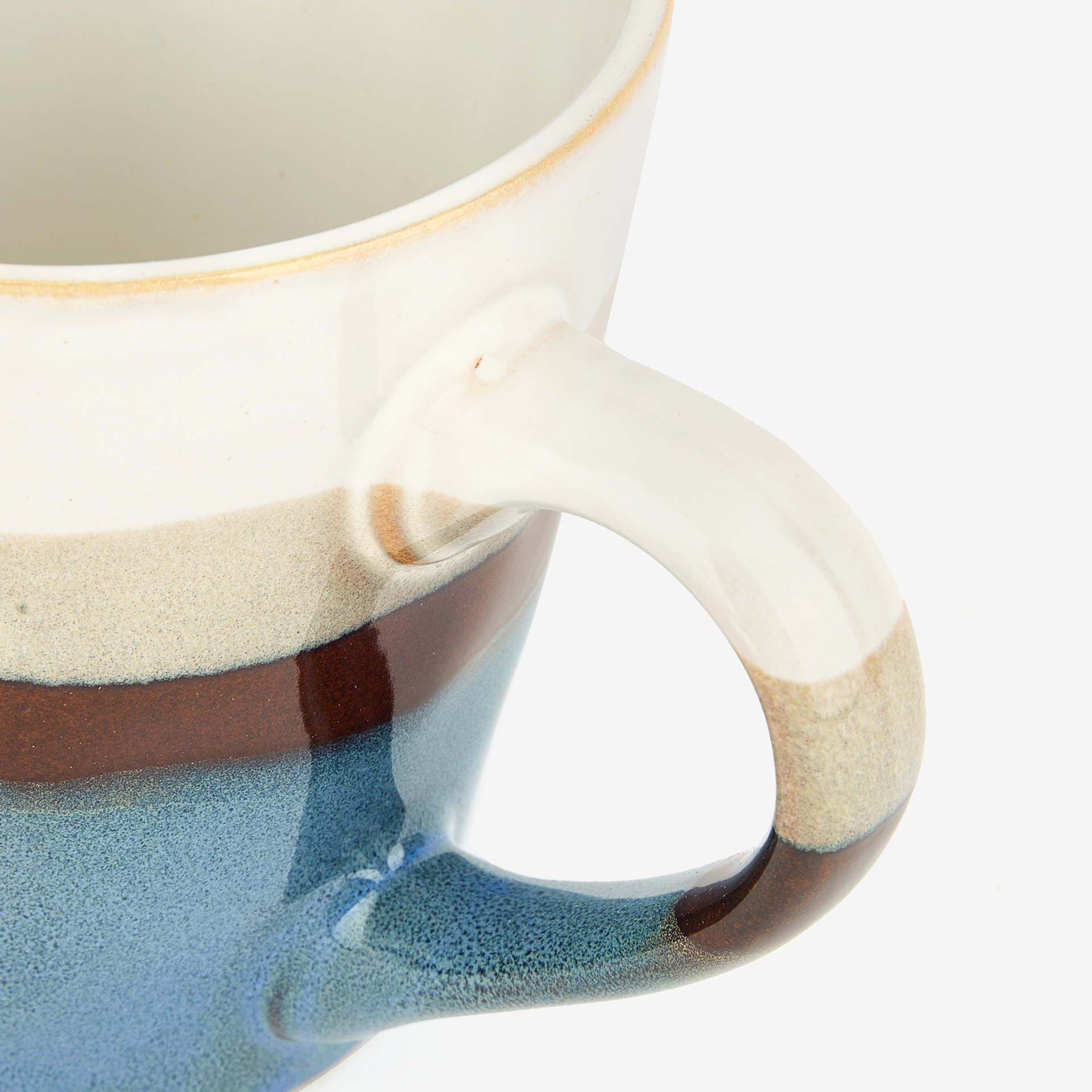 Mug de cerámica azul Sotres 41cl