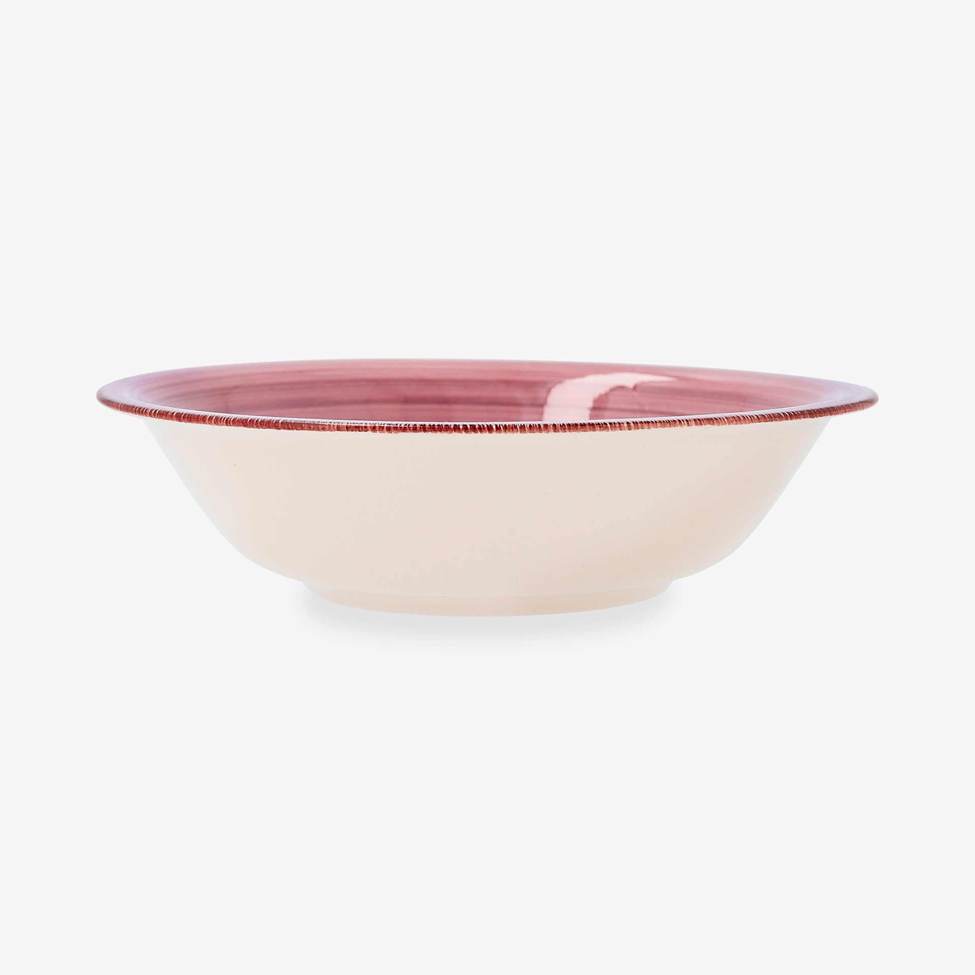 Ensaladera rosa de gres Vita &Oslash;23cm