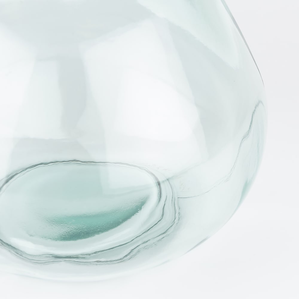 Jarrón de vidrio reciclado Eris Ø20x23cm