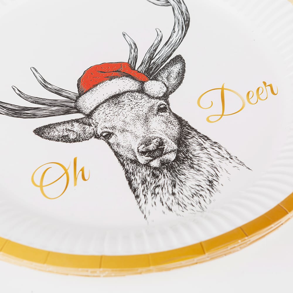 Set de 10 platos de cart&oacute;n varios modelos