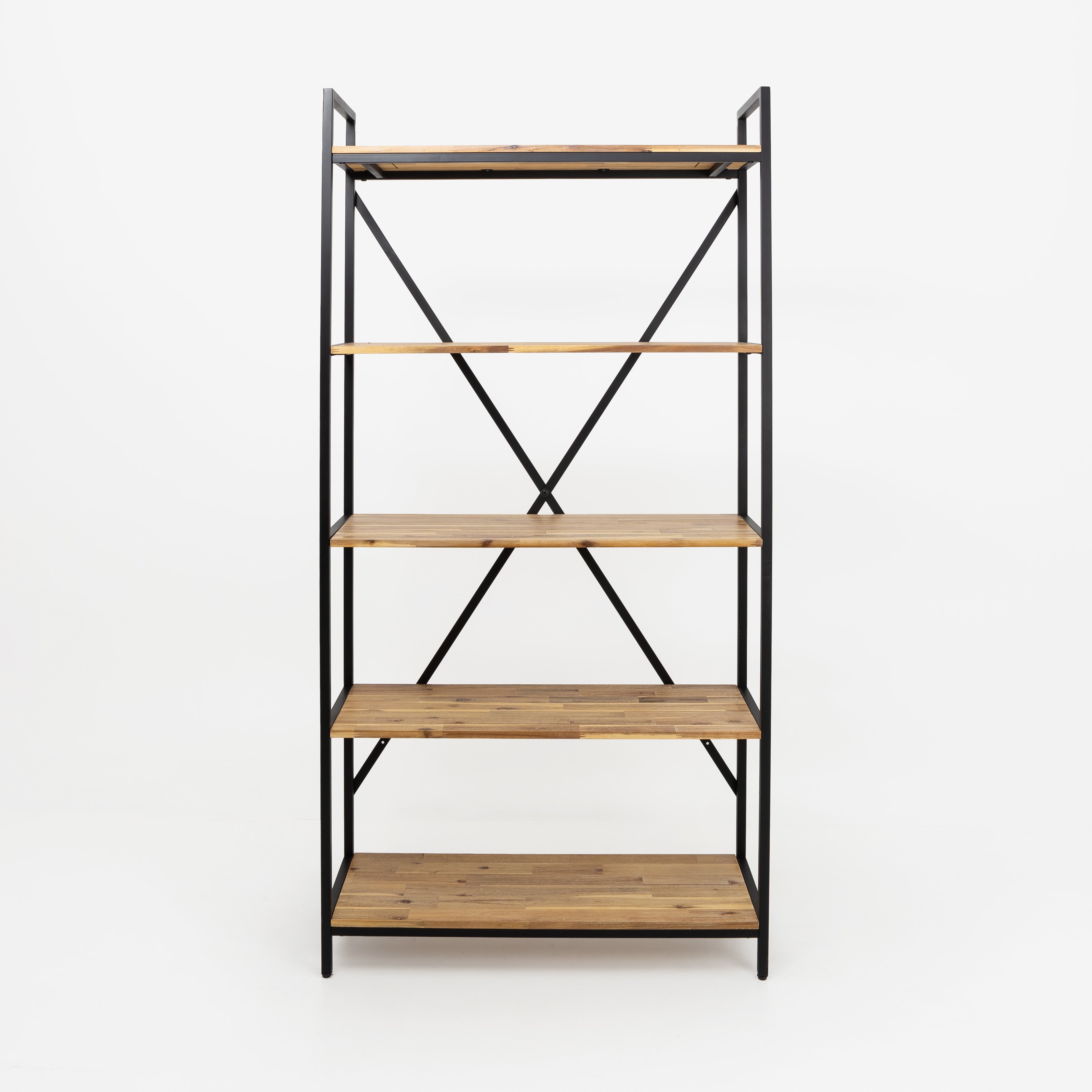 Estantería de madera de acacia Edena 90x35x180cm