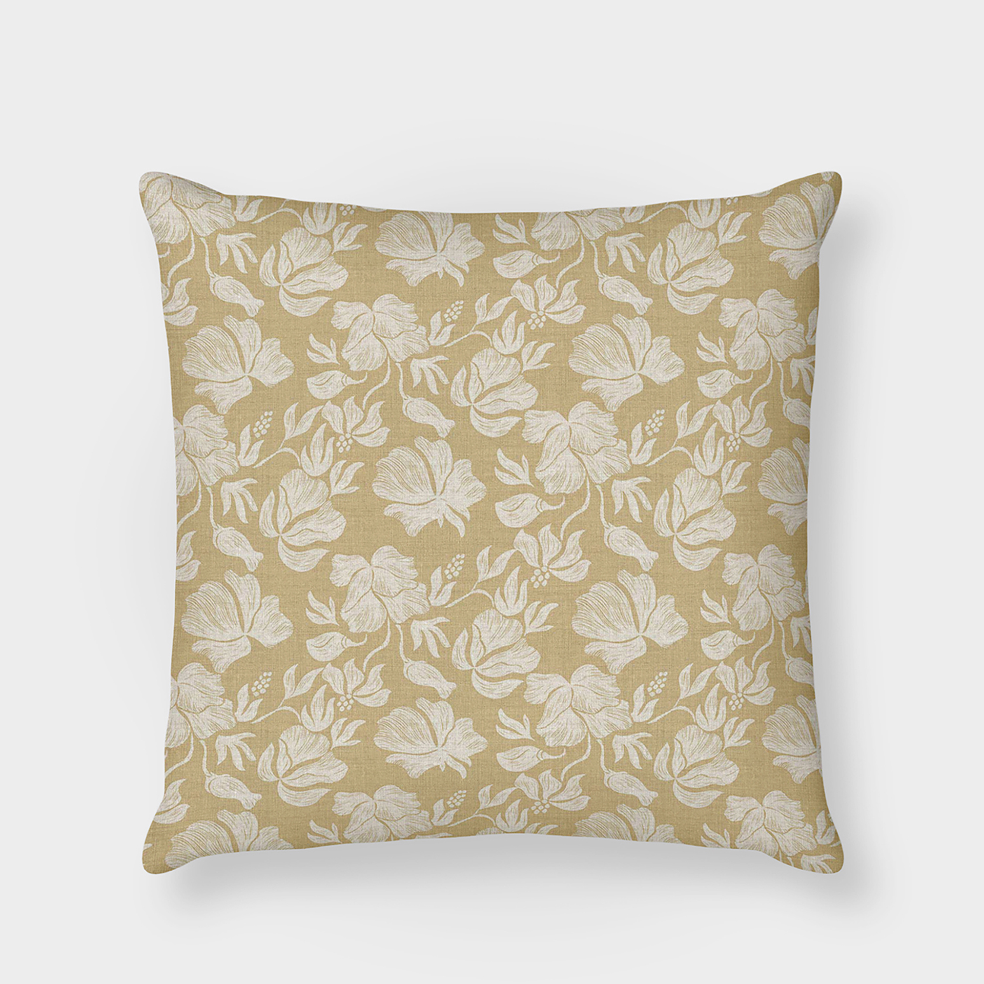 Funda de coj&iacute;n de lino meadow Botanicals 45x45cm Clau&Chloe