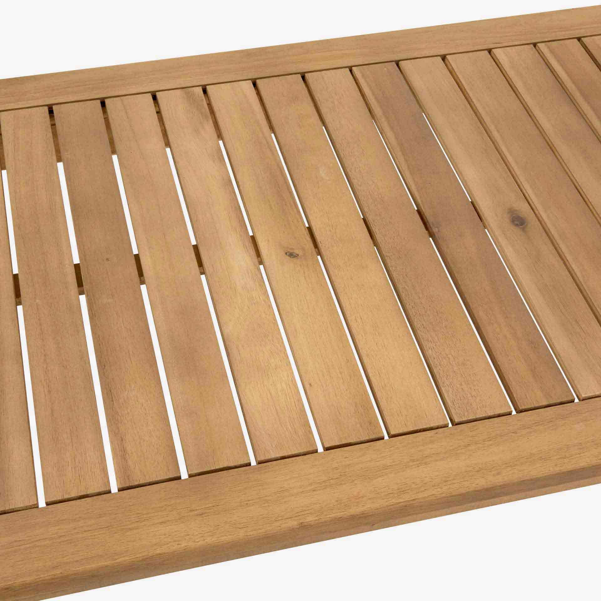 Conjunto de jard&iacute;n para 4 personas de madera de acacia Tiwin