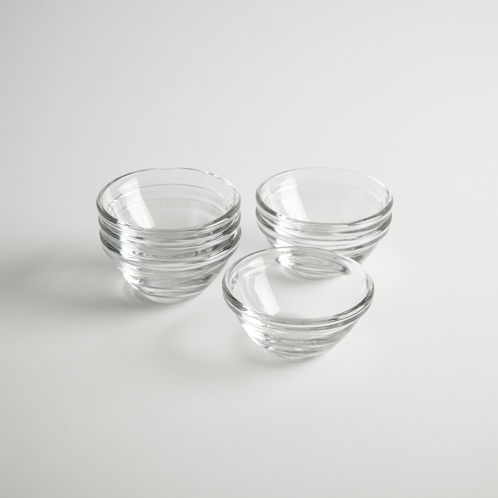 Bol de cristal apilable Pompei 6cm