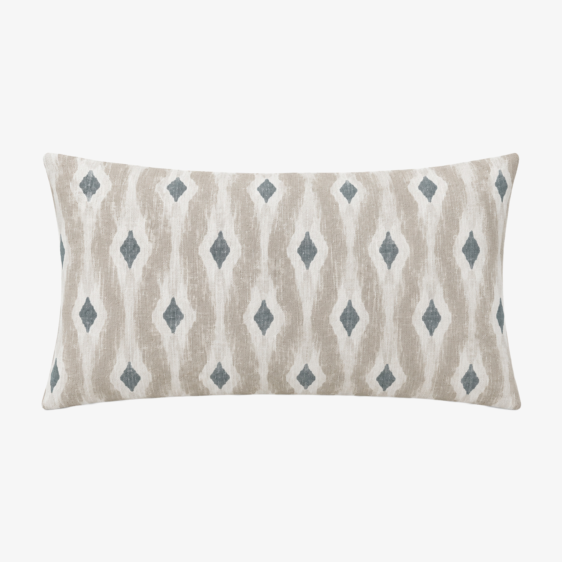 Funda de coj&iacute;n reversible beige de algod&oacute;n y poli&eacute;ster Sira 30x45cm