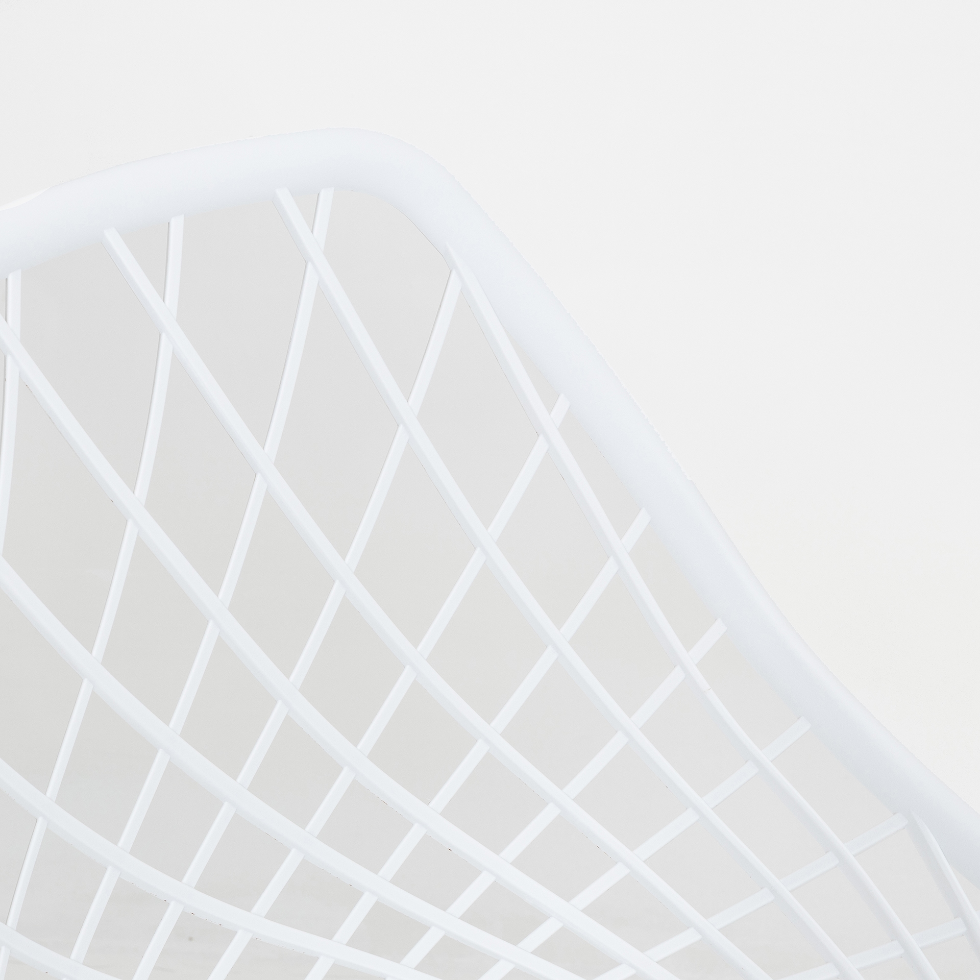 Silla de de comedor blanca Cascais 48x54x82 cm