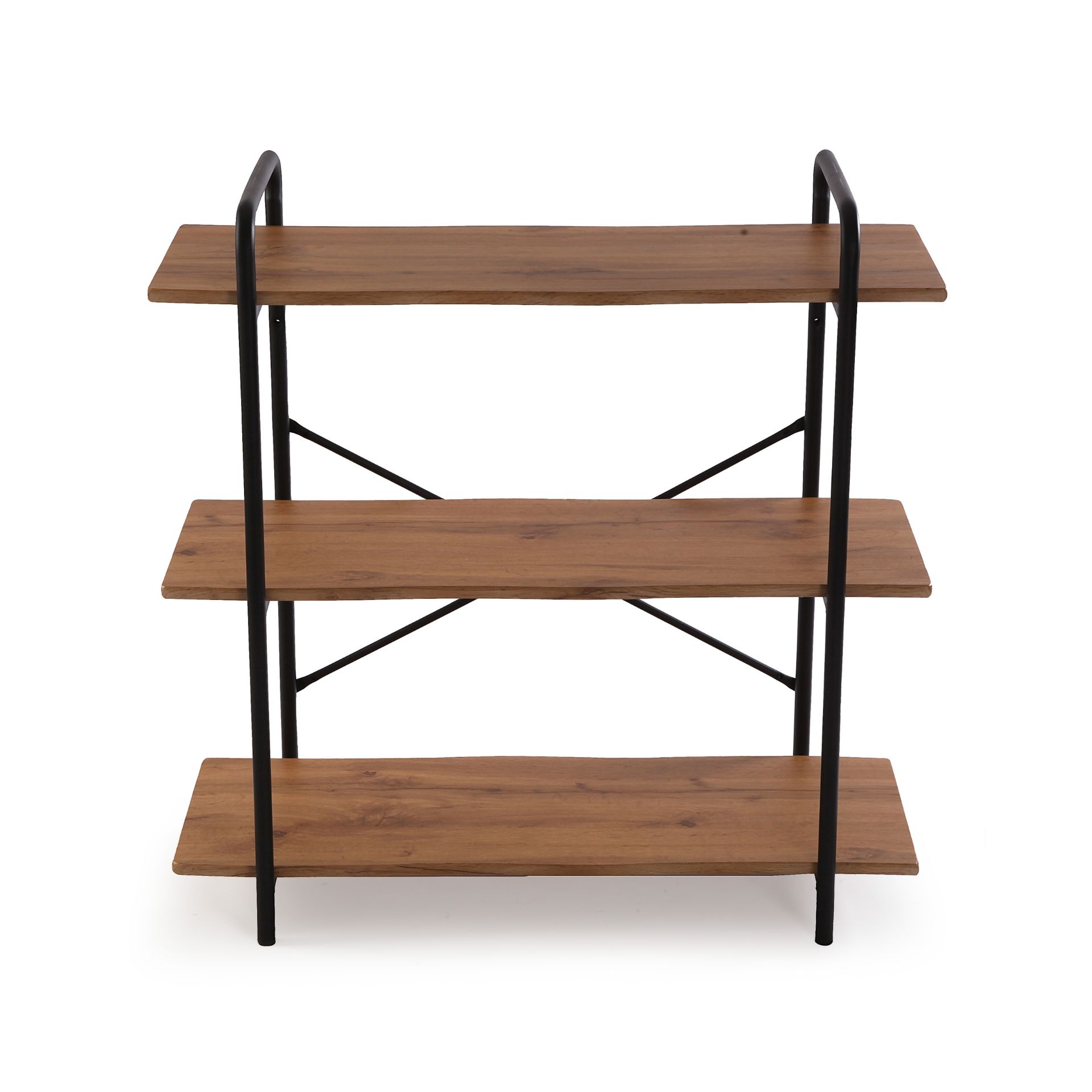 Estantería de madera DM con 3 estantes Oslo 80x34x80cm